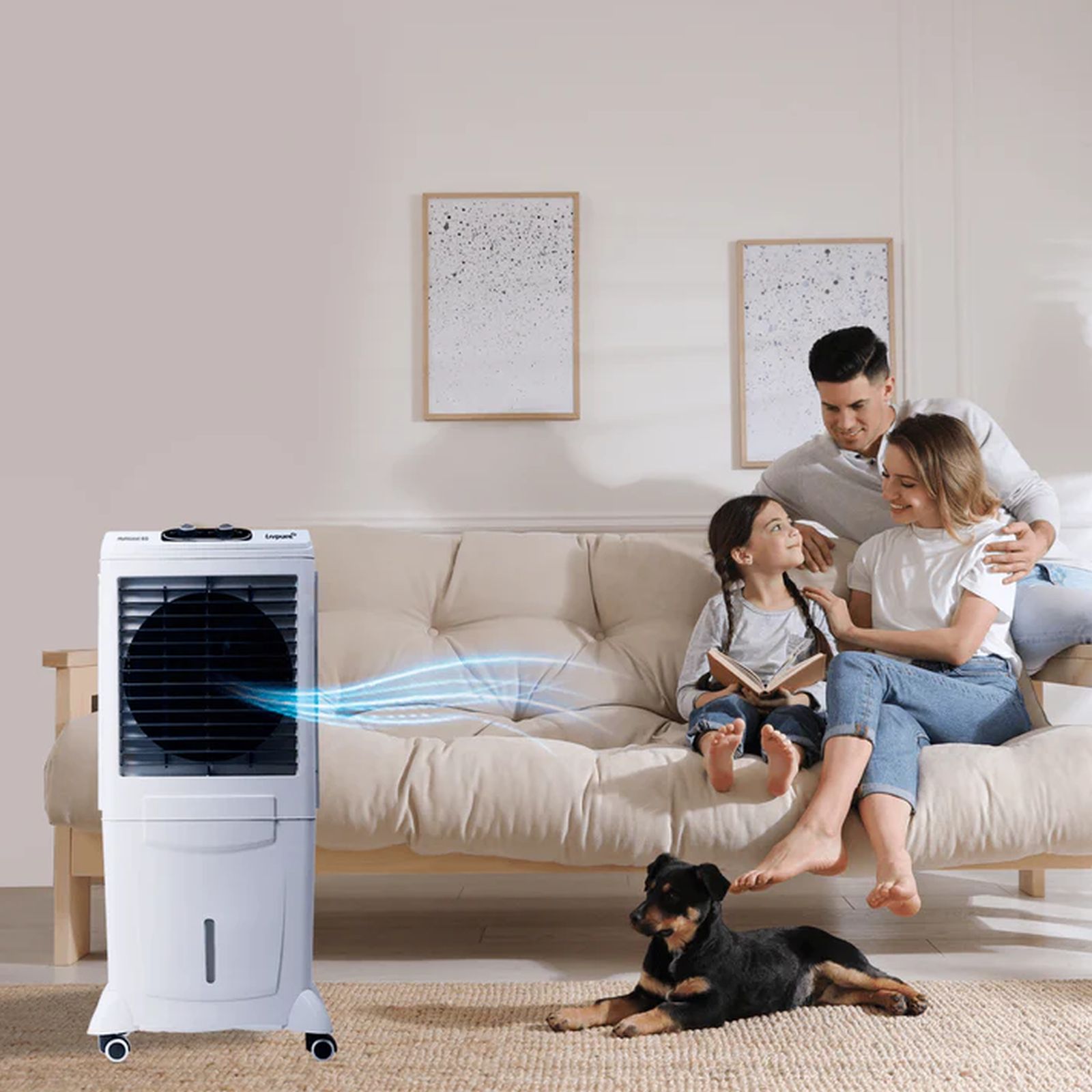 Livpure Multicool 60 Litres Mini Desert Air Cooler with Inverter Compatible (Thermal Overload Protection, White & Grey)_6