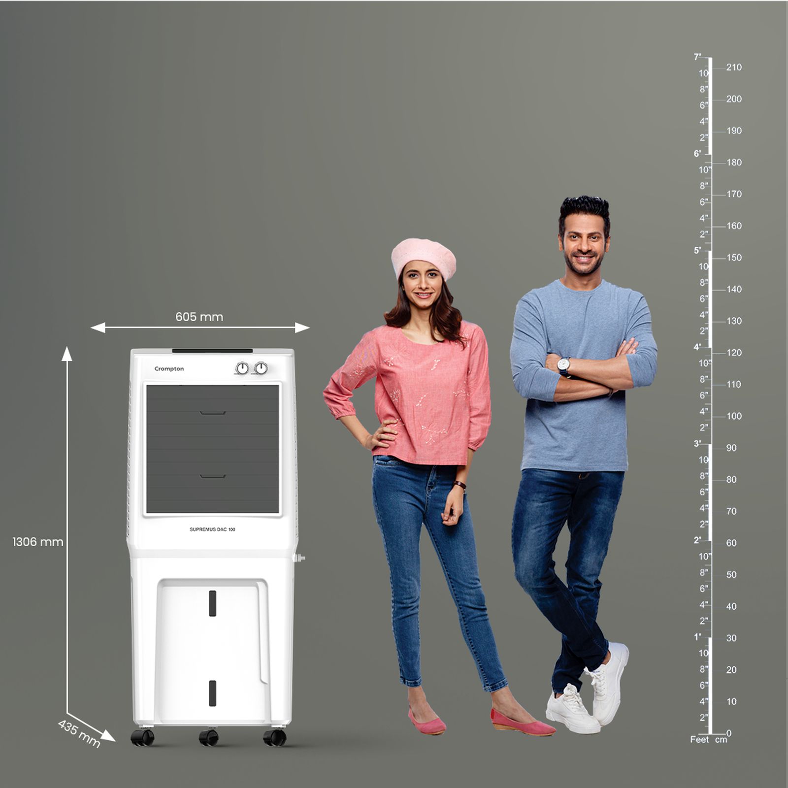 Crompton Supremus 100 Litres Desert Air Cooler (Honeycomb Pads, ACGC-SUPREMUS100, White and Black) Crompton Supremus 100 Litres Desert Air Cooler (Honeycomb Pads, ACGC-SUPREMUS100, White and Black)_8