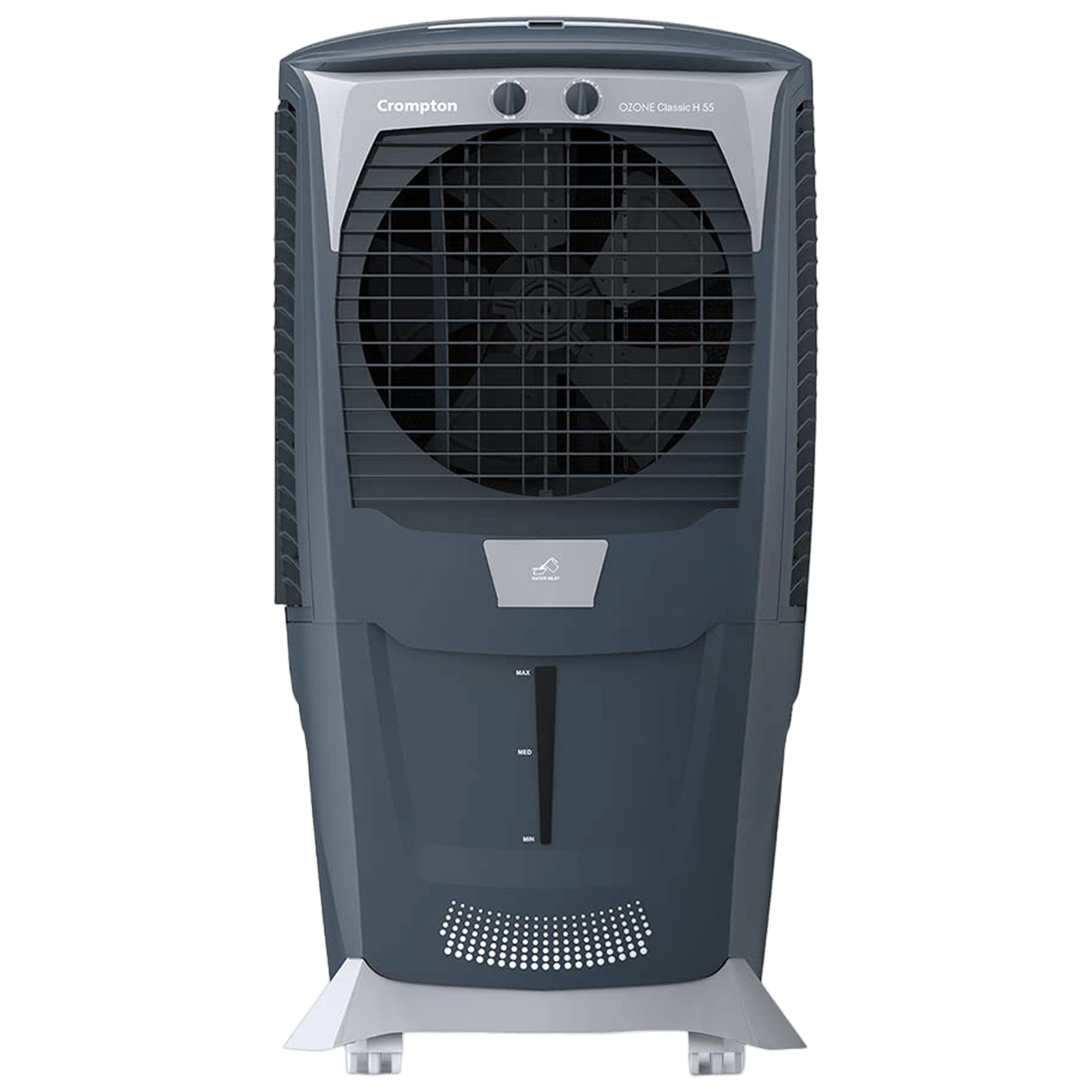 Crompton Ozone Classic H 55 Litres Desert Air Cooler with Overload Protection (Ice Chamber, Grey & White)_1