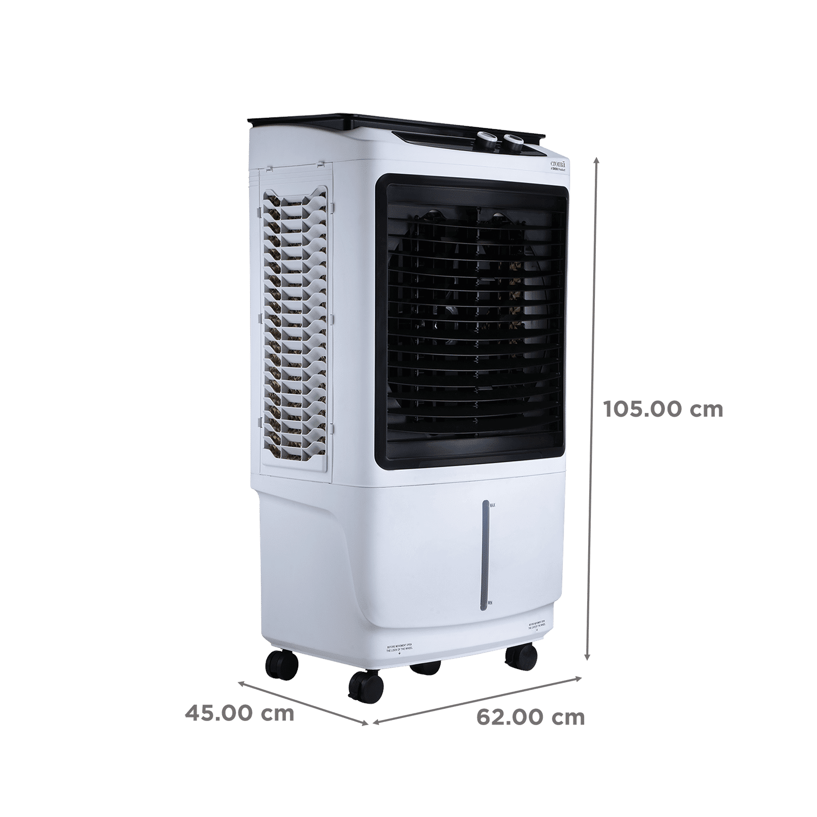 Croma 90 Litres Desert Air Cooler with 4 Way Air Deflection (Inverter Compatible, White, 2025 model)_2