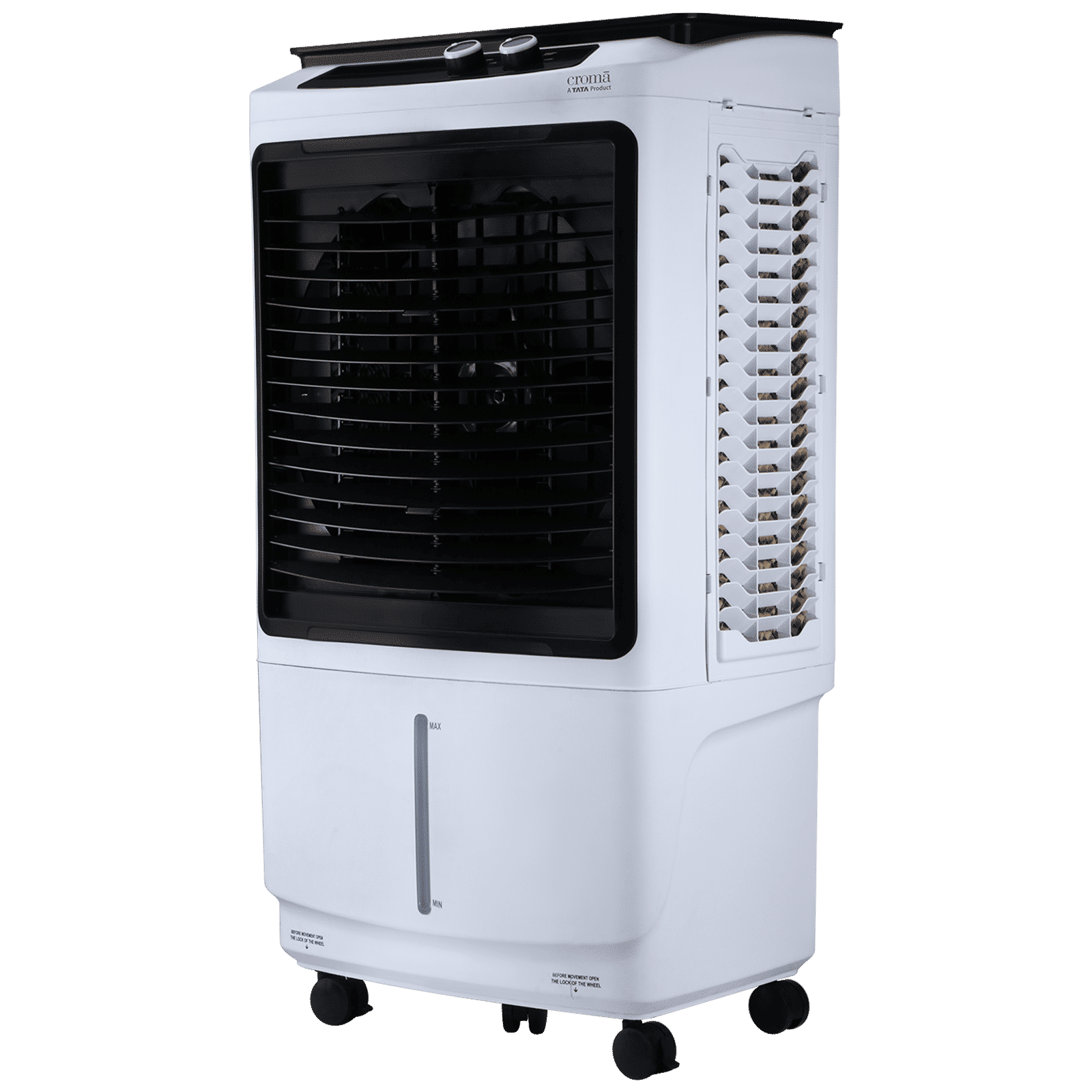 Croma 105 Litres Desert Air Cooler with 4 Way Air Deflection (Inverter Compatible, White)_11