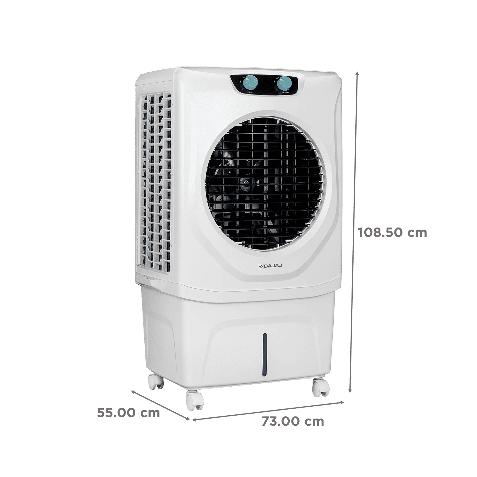 BAJAJ Shield Series 70 Litres Desert Air Cooler with Turbo Fan (DuraTuff PRO Motor, White)_2