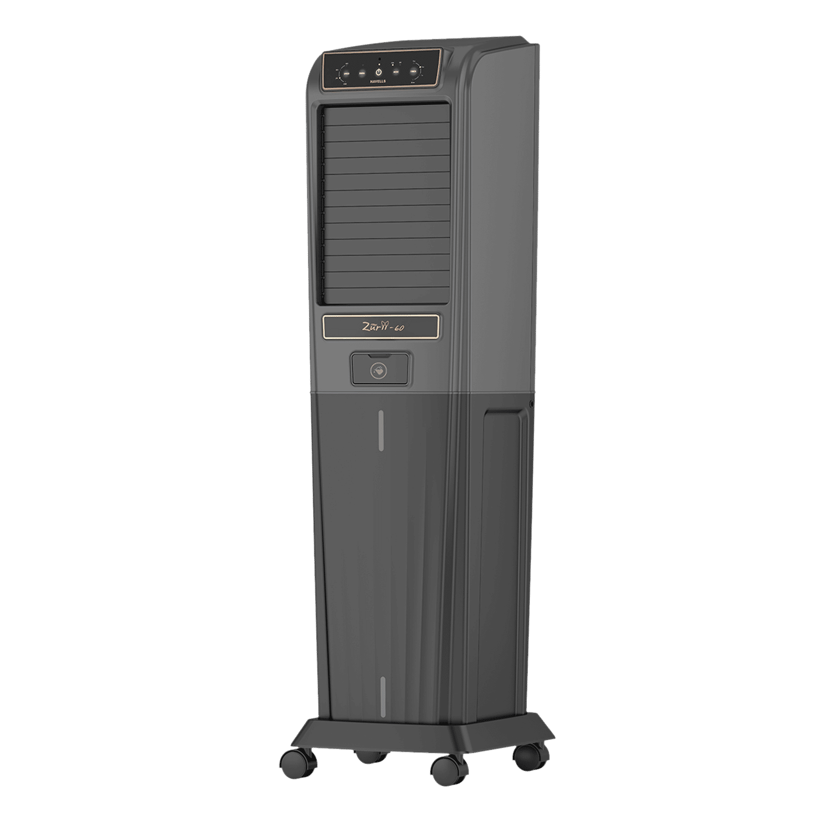 HAVELLS Zurii 60 Litres Tower Air Cooler with Dust Filter Net (Low Water Alarm, Black & Grey)_6