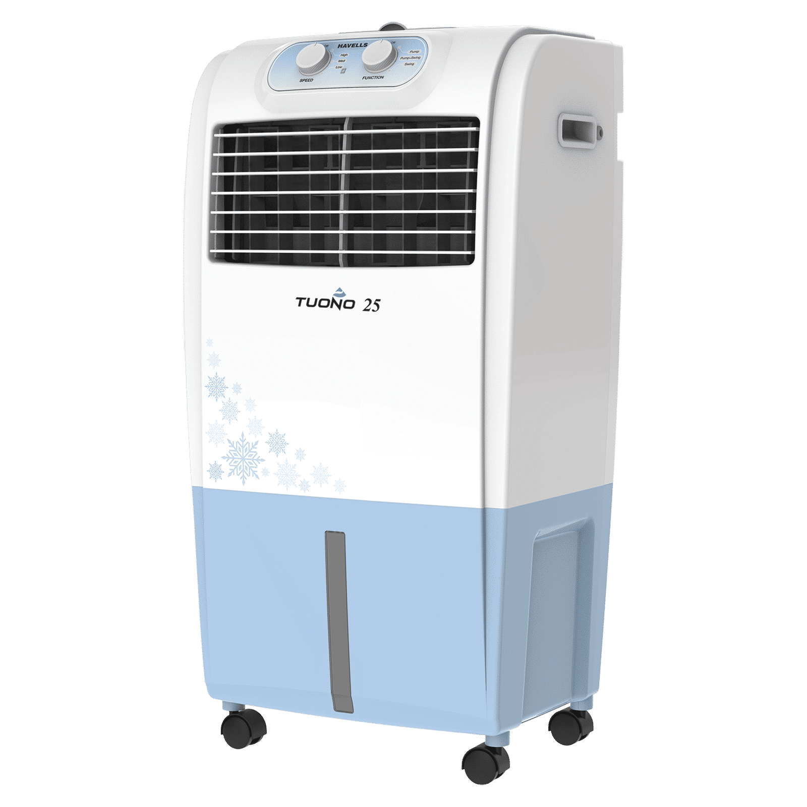 HAVELLS Tuono 25 Litres Personal Air Cooler with Dust Filter Net (Ice Chamber, White & Grey)_5