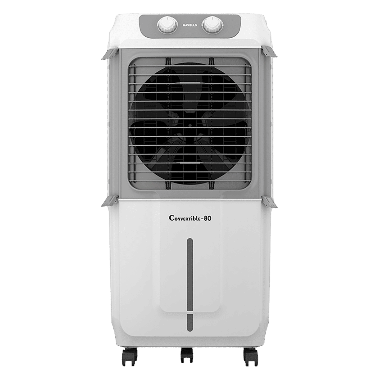 HAVELLS Convertible 80 Litres Desert Air Cooler with Metal Blade Fan (Powerful Air Delivery, White & Grey)_9
