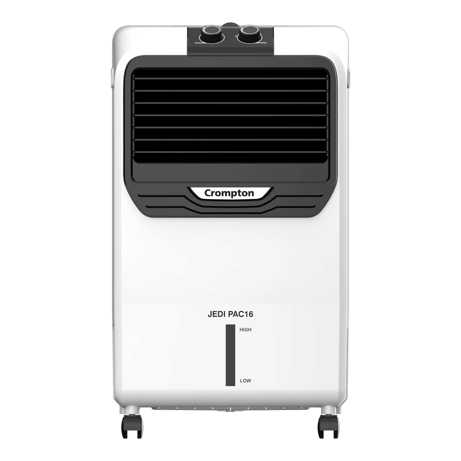 Crompton Jedi PAC 16 Litres Personal Air Cooler with Everlast Pump (4 Way Air Deflection, White & Black)_1