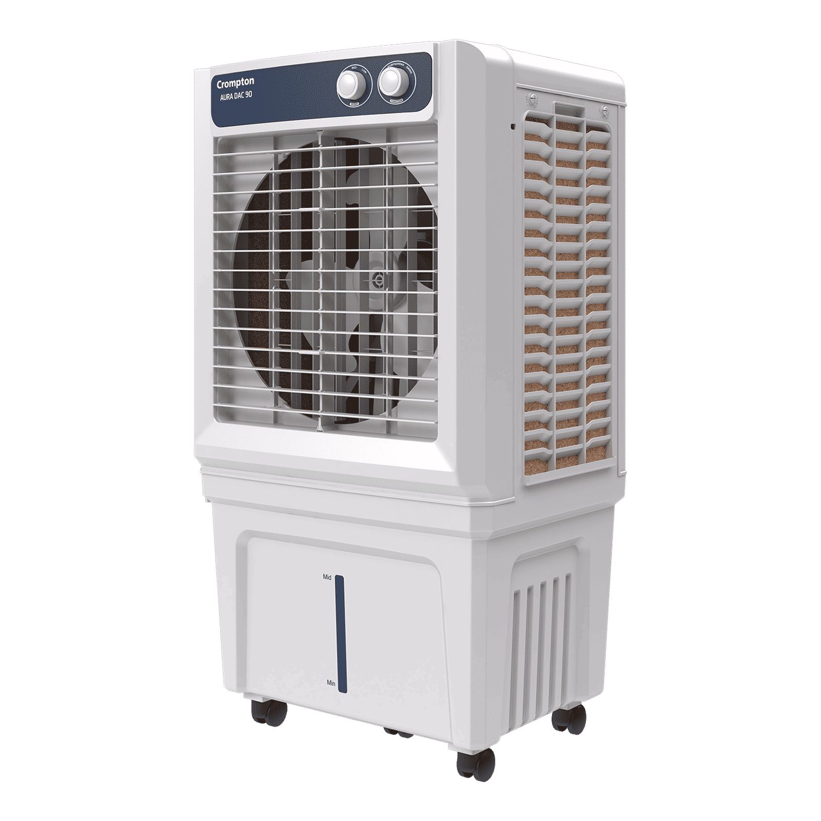 Crompton Aura 90 Litres Desert Air Cooler with Everlast Pump (Collasible Louvers, Indian Ink & While)_4