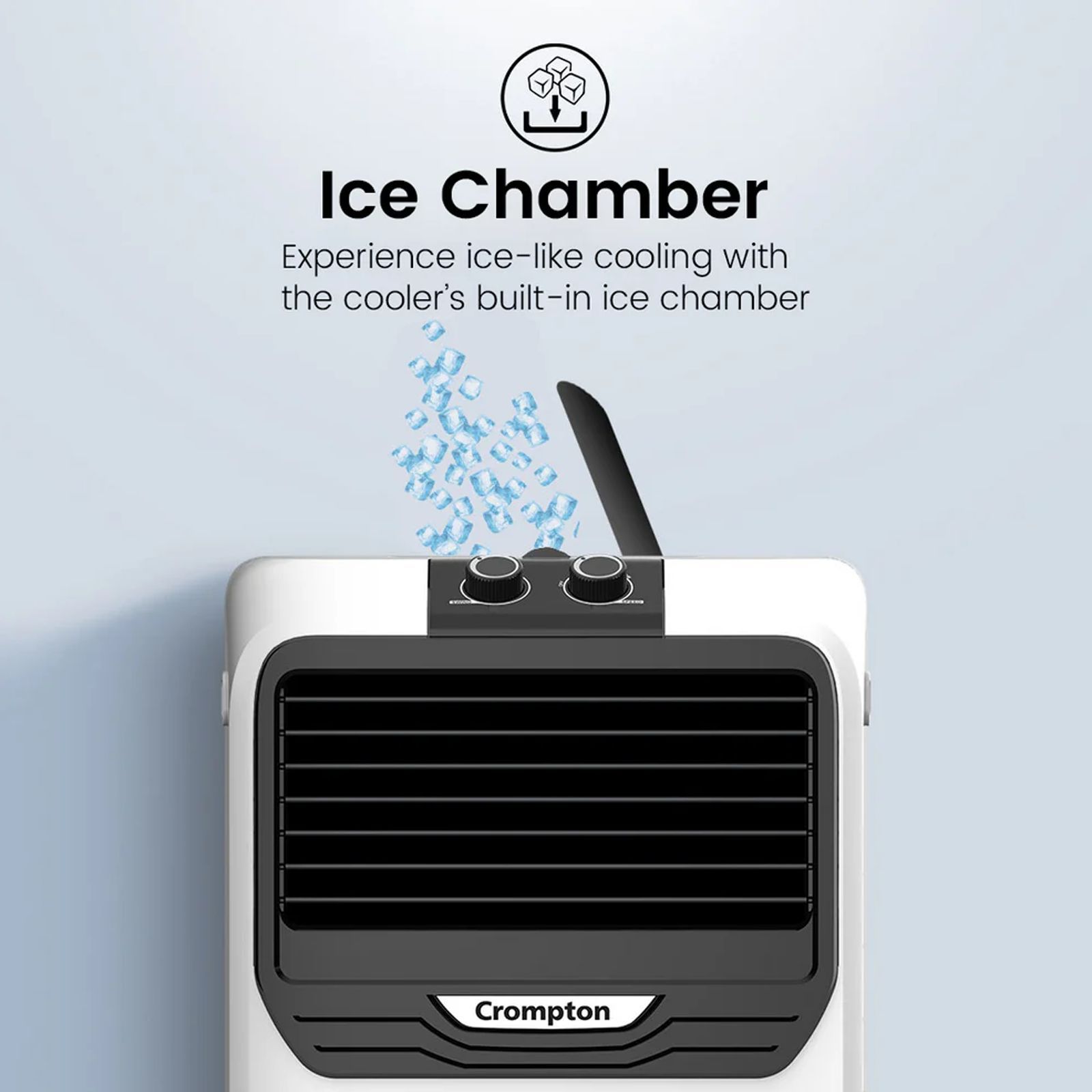 Crompton Jedi PAC 35 Litres Personal Air Cooler with Everlast Pump (4 Way Air Deflection, White & Black) Crompton Jedi PAC 35 Litres Personal Air Cooler with Everlast Pump (4 Way Air Deflection, White & Black)_5