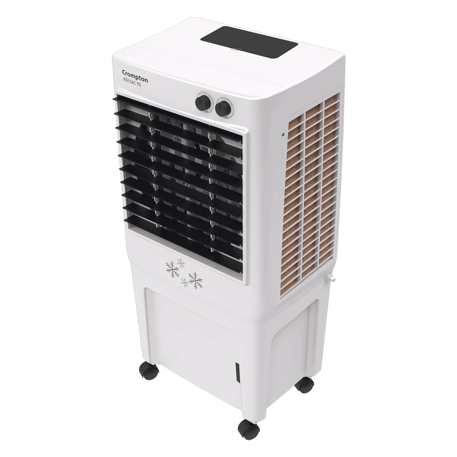 Crompton Jedi 70 Litres Desert Air Cooler with Everlast Pump (Fully Collasible Louvers, Black & White)_6
