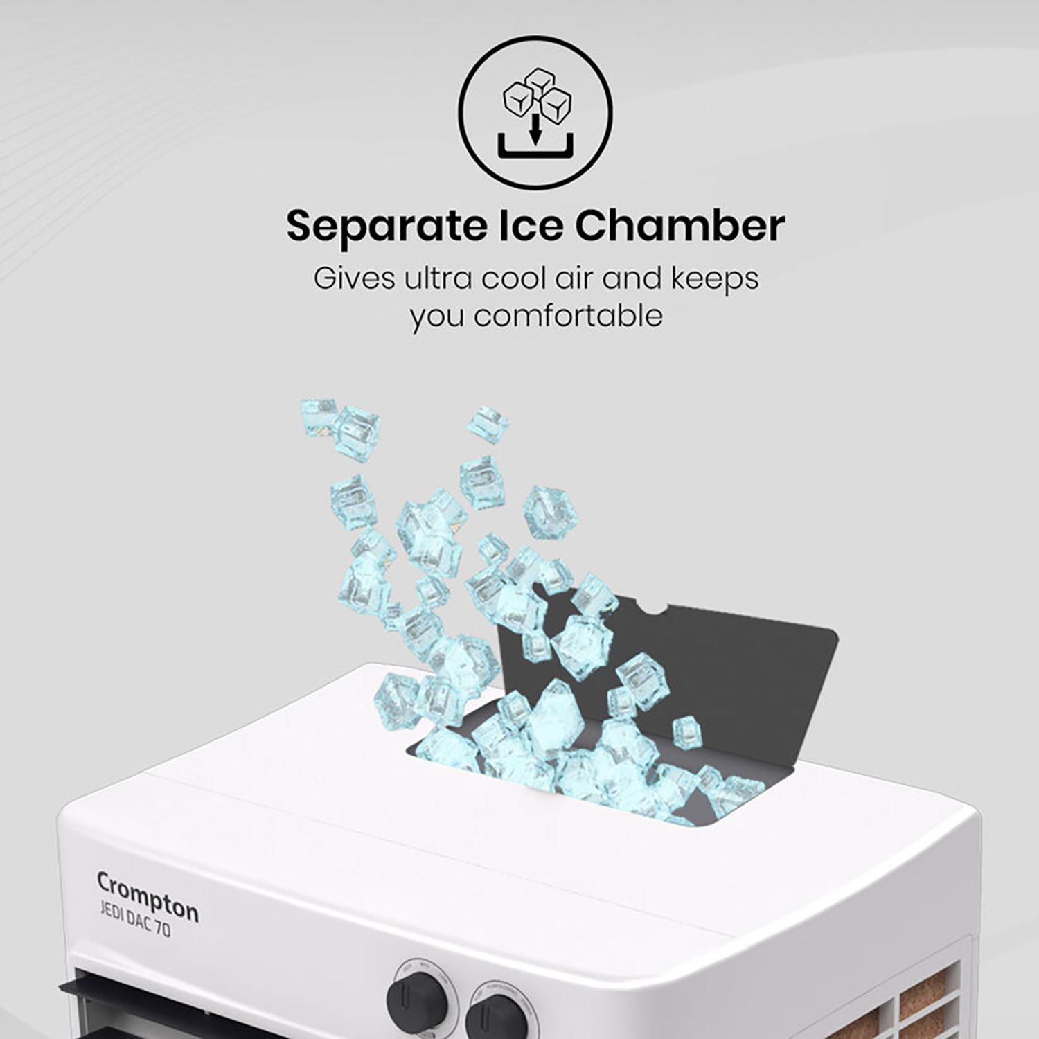 Crompton Jedi 70 Litres Desert Air Cooler with Everlast Pump (Fully Collasible Louvers, Black & White)_12