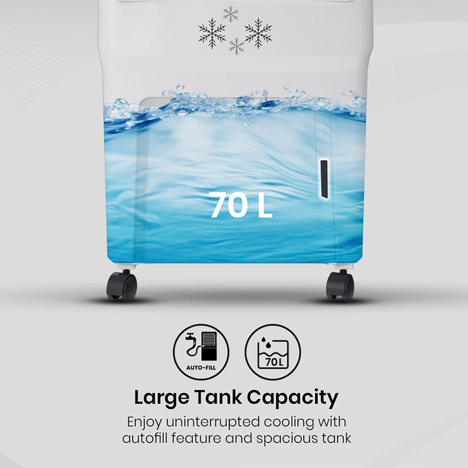 Crompton Jedi 70 Litres Desert Air Cooler with Everlast Pump (Fully Collasible Louvers, Black & White)_14