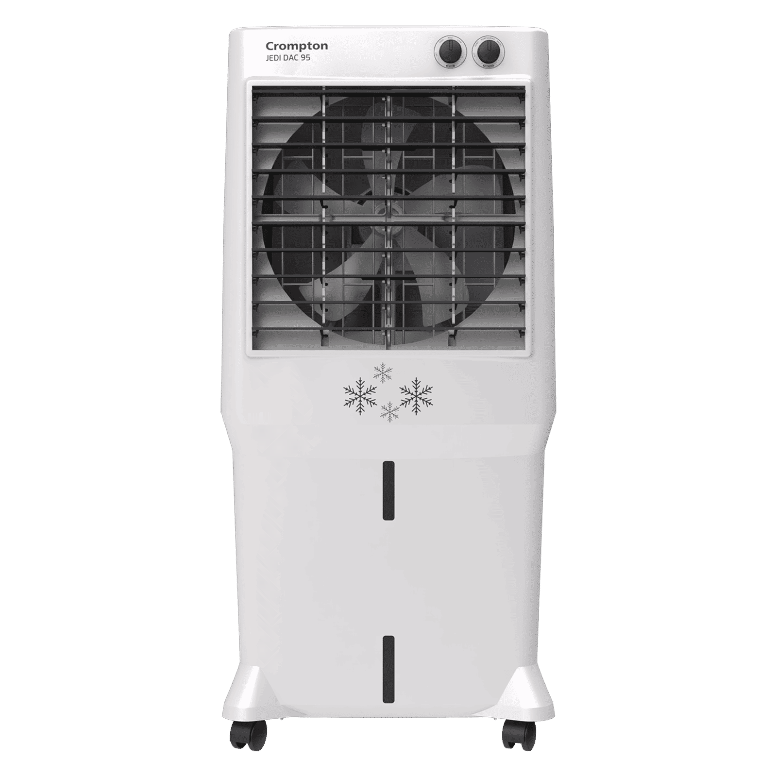 Crompton Jedi 95 Litres Desert Air Cooler with Everlast Pump (Fully Collasible Louvers, Black & White)_1