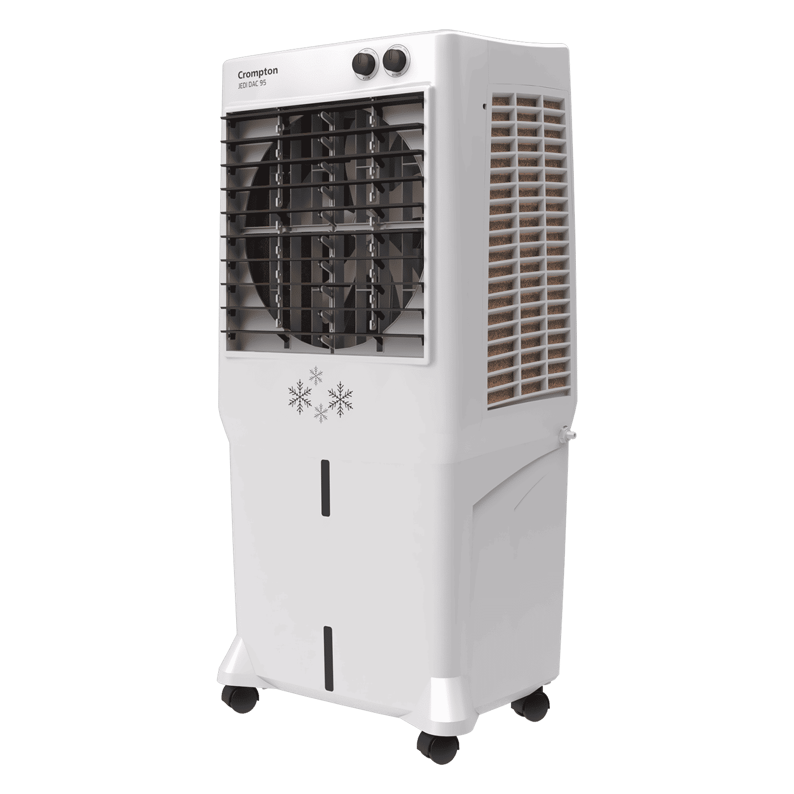 Crompton Jedi 95 Litres Desert Air Cooler with Everlast Pump (Fully Collasible Louvers, Black & White)_4
