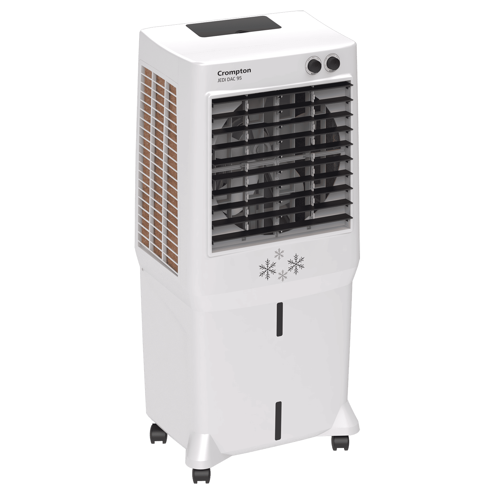 Crompton Jedi 95 Litres Desert Air Cooler with Everlast Pump (Fully Collasible Louvers, Black & White)_5