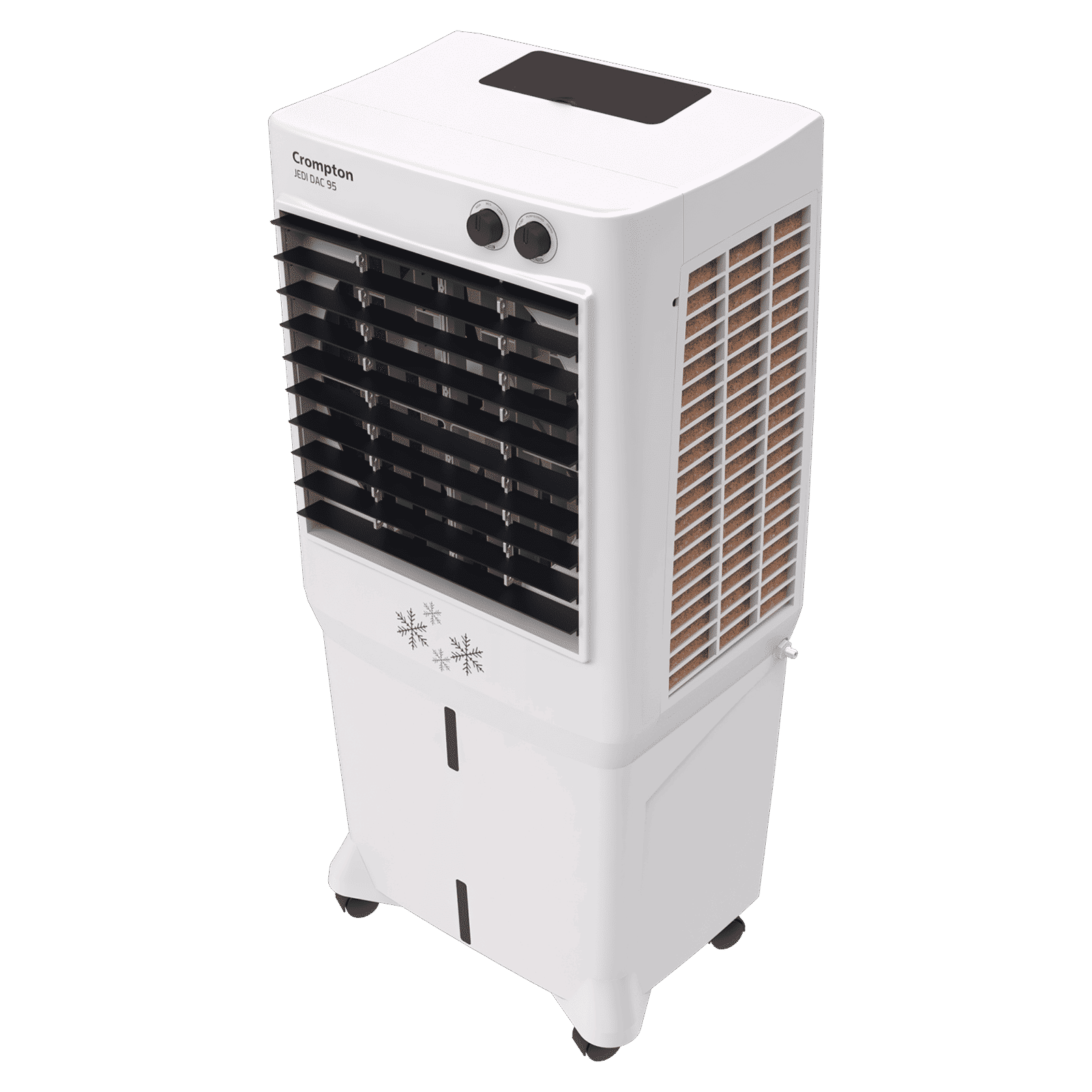 Crompton Jedi 95 Litres Desert Air Cooler with Everlast Pump (Fully Collasible Louvers, Black & White)_6