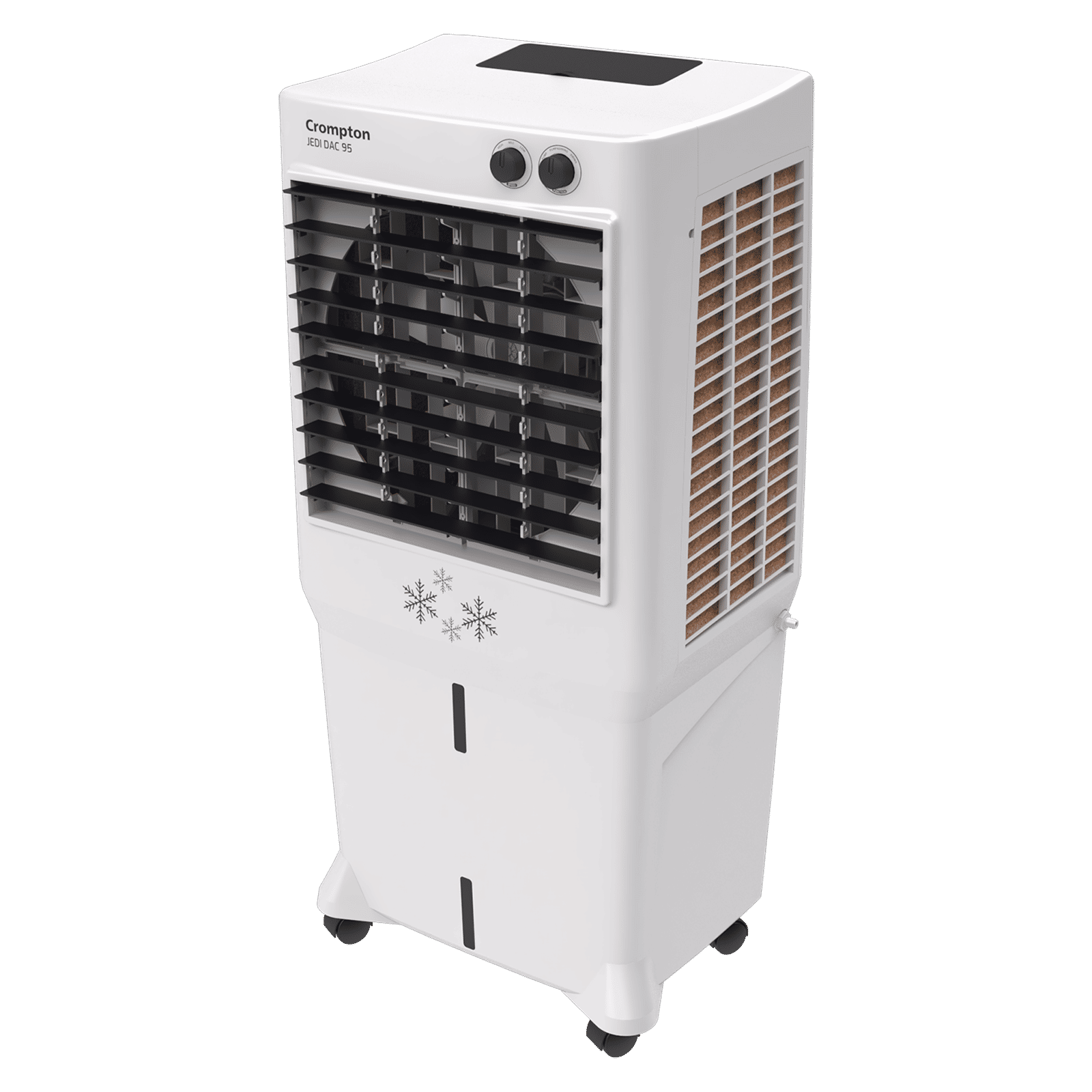 Crompton Jedi 95 Litres Desert Air Cooler with Everlast Pump (Fully Collasible Louvers, Black & White)_8