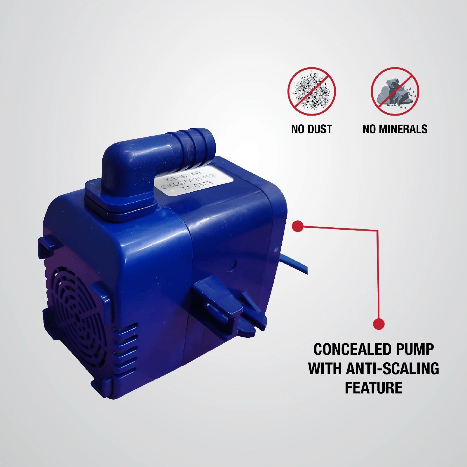 KENSTAR Little HC 20 Litres Personal Air Cooler with Quadra Flow Technology (Dust Filter, Grey)_9