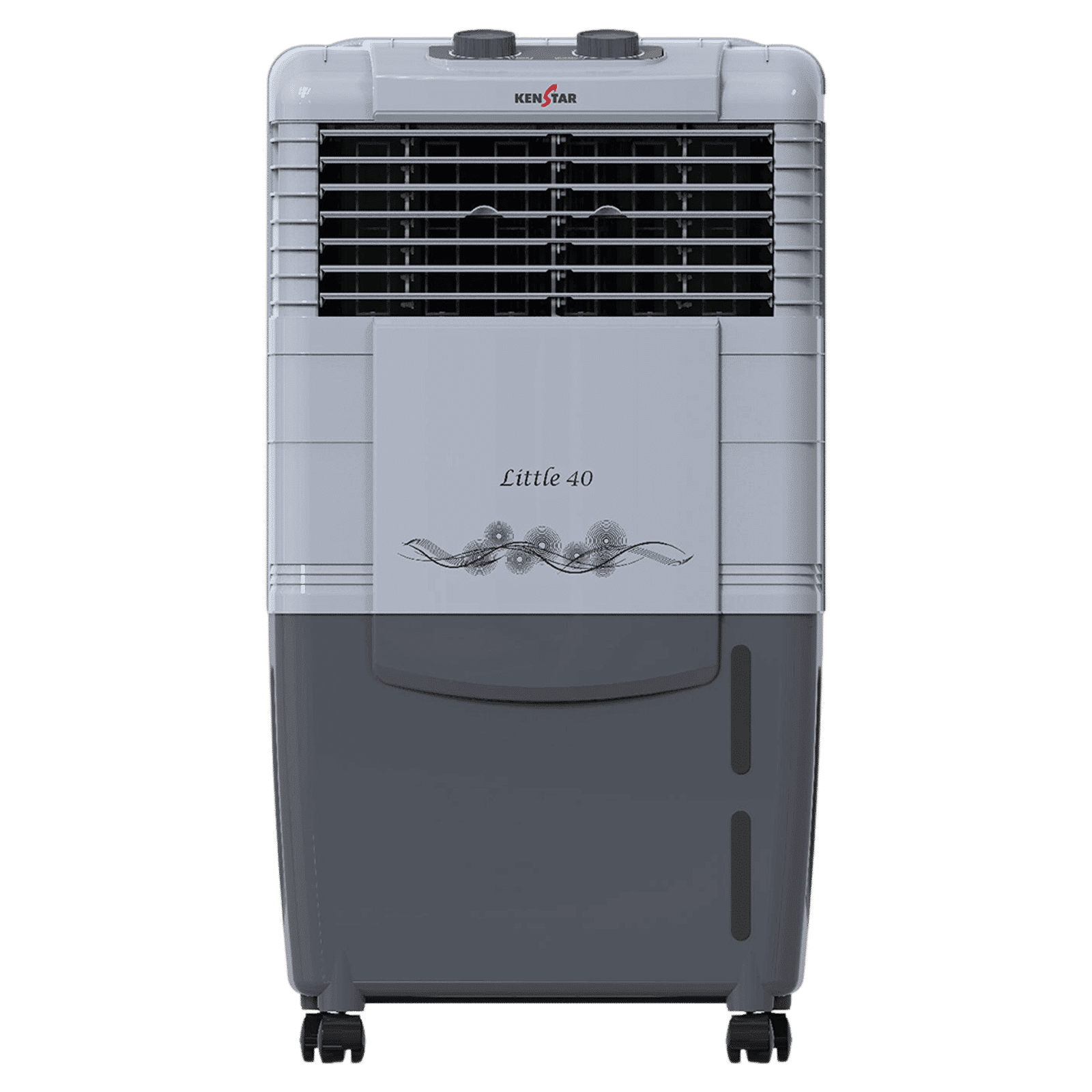 KENSTAR Little HC 40 Litres Personal Air Cooler with Quadra Flow Technology(Collapsible Louvres, Grey)_1