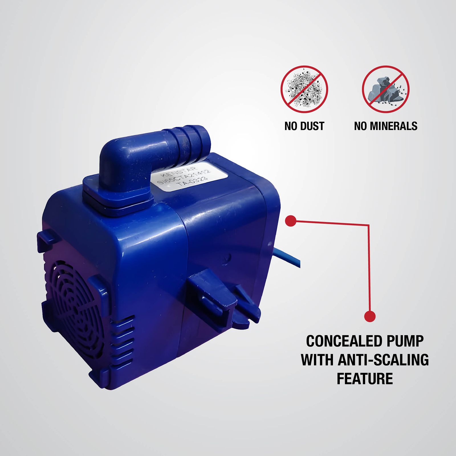 KENSTAR Wondercool HC 110 Litres Desert Air Cooler with Quadra Flow Technology (Invertible Compatible, Grey & Blue) KENSTAR Wondercool HC 110 Litres Desert Air Cooler with Quadra Flow Technology (Invertible Compatible, Grey & Blue)_10