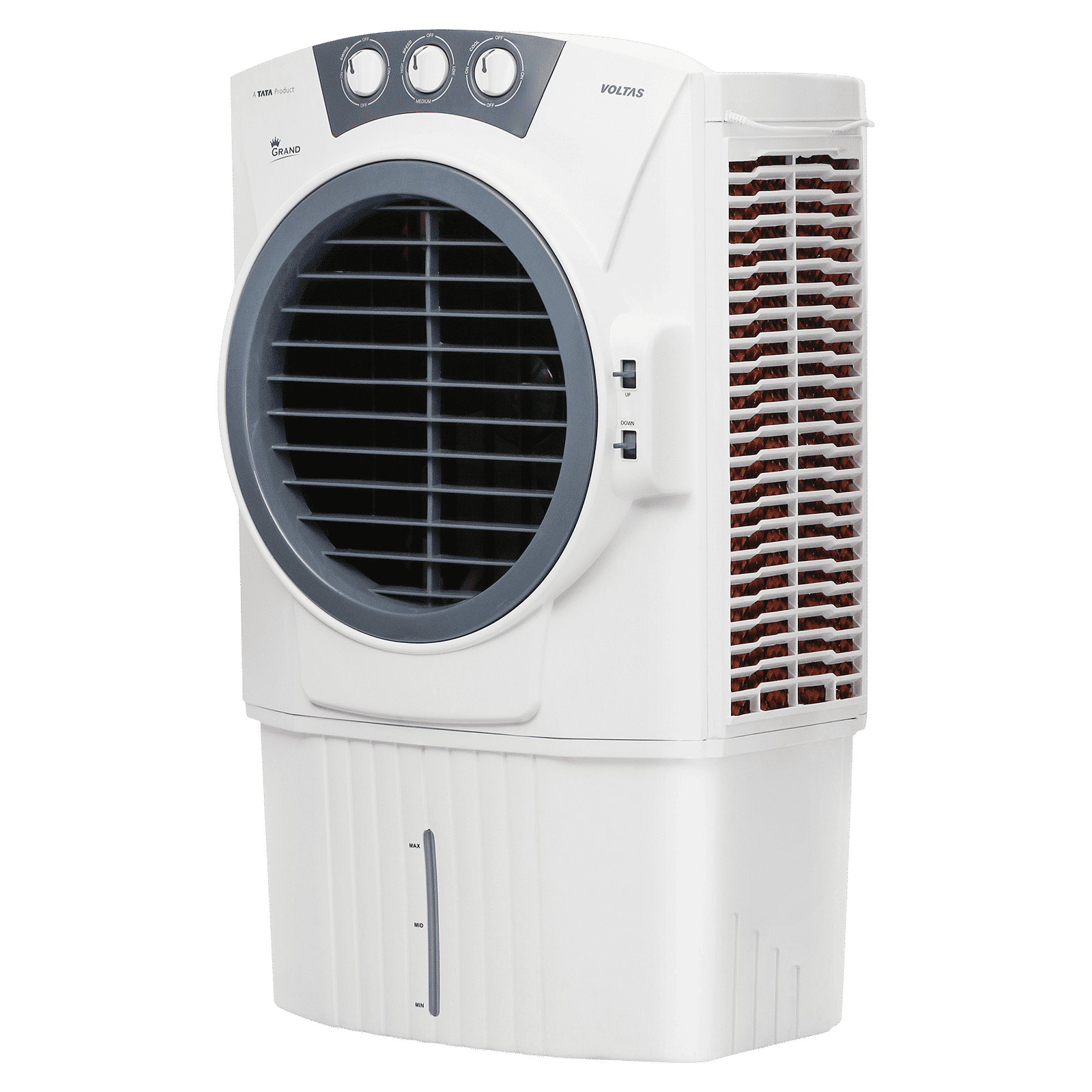 VOLTAS Grand 72 Litres Desert Air Cooler with Thermal Overload Protection (3 Speed Control, White & Grey) VOLTAS Grand 72 Litres Desert Air Cooler with Thermal Overload Protection (3 Speed Control, White & Grey)_6