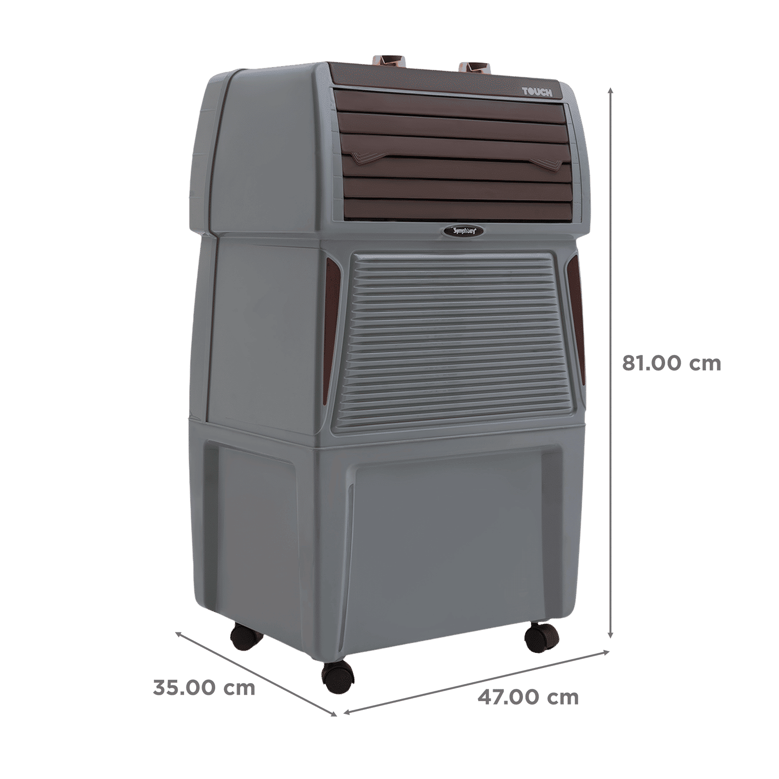 Symphony Touch 40 Litres Desert Air Cooler with CFD Technology (Inverter Compatible, Grey & Brown) Symphony Touch 40 Litres Desert Air Cooler with CFD Technology (Inverter Compatible, Grey & Brown)_2