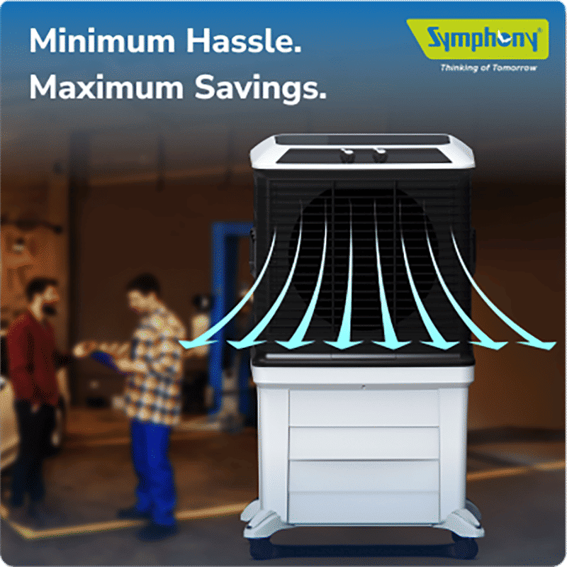 Symphony Arctic Circle 120 Litres Desert Air Cooler with i-Pure+ Technology (Inverter Compatible, Grey & Black) Symphony Arctic Circle 120 Litres Desert Air Cooler with i-Pure+ Technology (Inverter Compatible, Grey & Black)_10