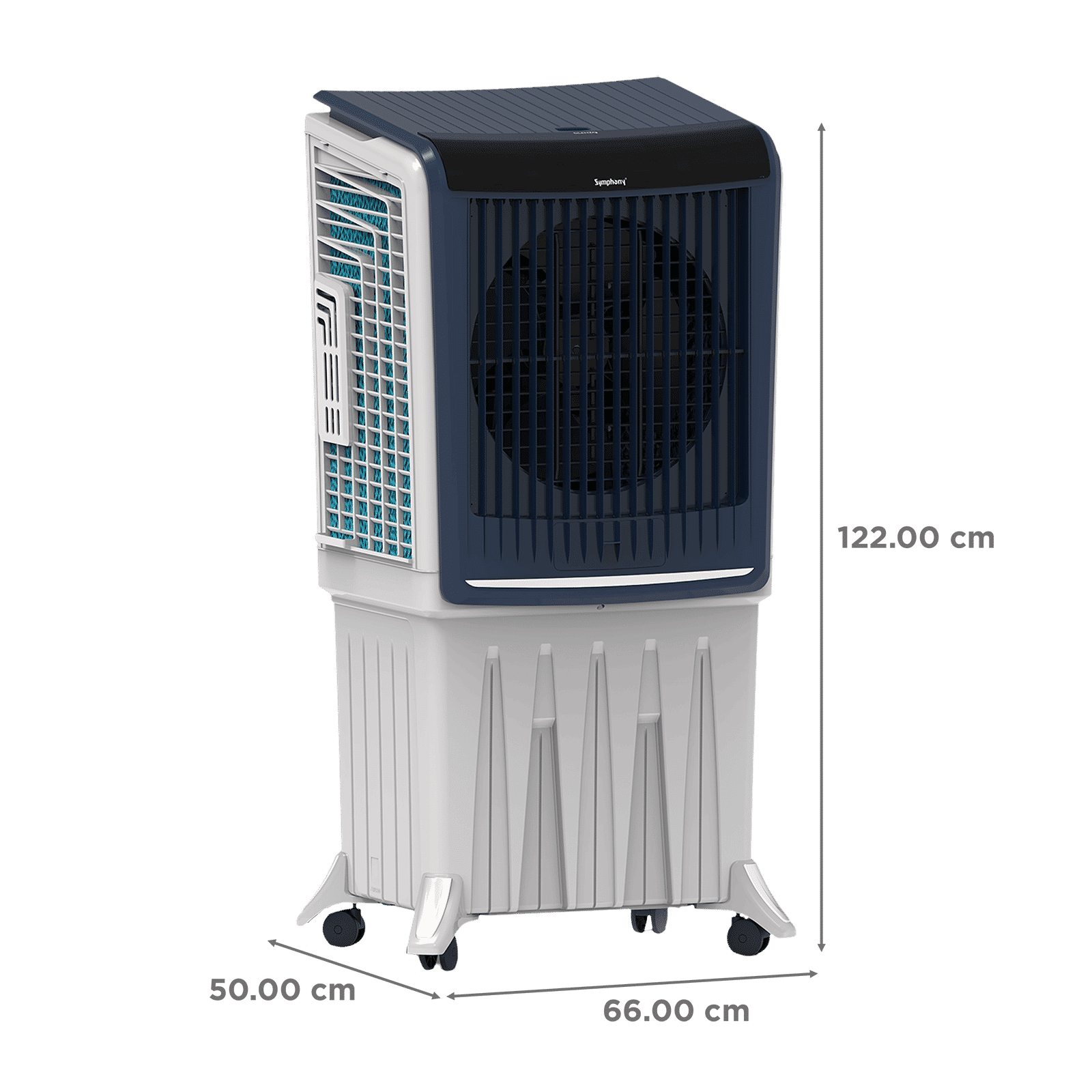 Symphony Silenzo 120i 120 Litres Desert Air Cooler with CFD Technology (Inverter Compatible, Grey & Blue) Symphony Silenzo 120i 120 Litres Desert Air Cooler with CFD Technology (Inverter Compatible, Grey & Blue)_2