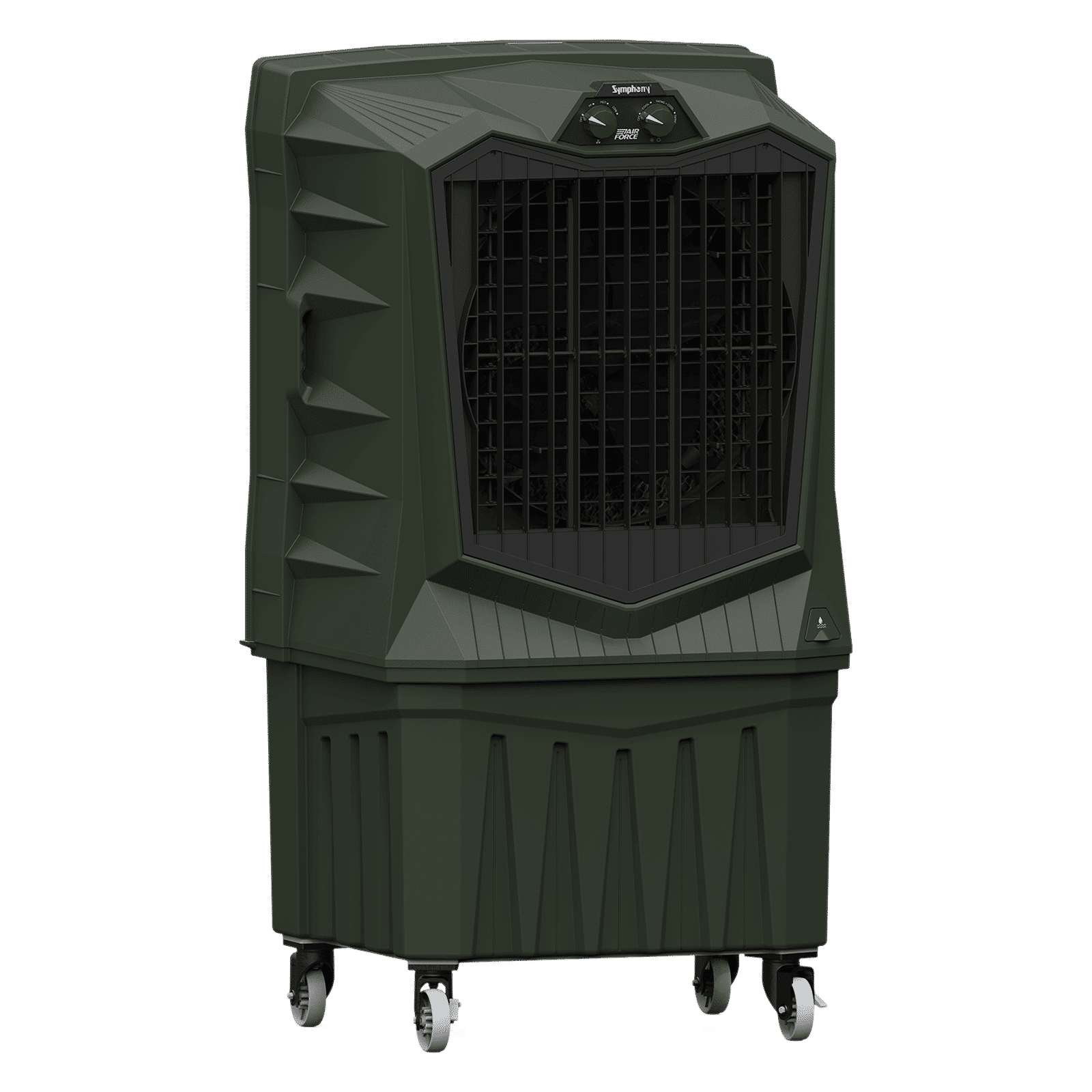 Symphony Air Force 160 Litres Desert Air Cooler with Xtra Power Jet Fan (Inverter Compatible, Militry Green)_3
