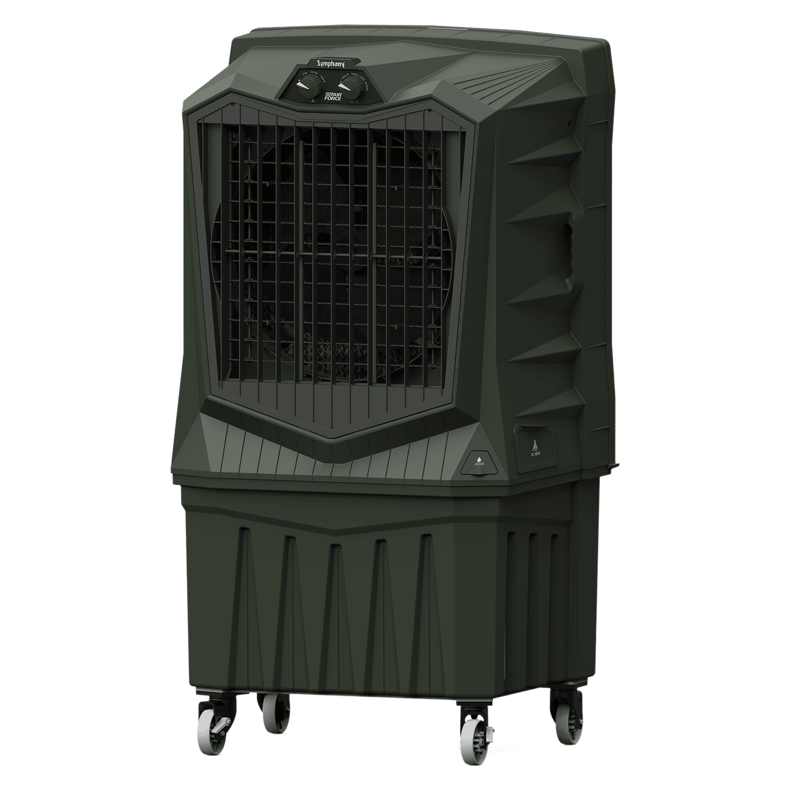Symphony Air Force 160 Litres Desert Air Cooler with Xtra Power Jet Fan (Inverter Compatible, Militry Green)_4
