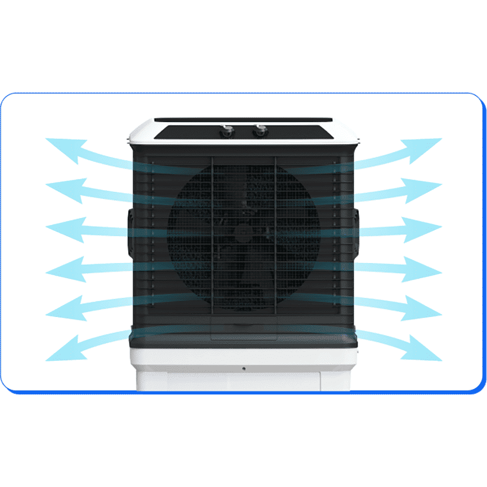 Symphony Arctic Circle 100 Litres Desert Air Cooler with i-Pure+ Technology (Inverter Compatible, Grey & Black) Symphony Arctic Circle 100 Litres Desert Air Cooler with i-Pure+ Technology (Inverter Compatible, Grey & Black)_6