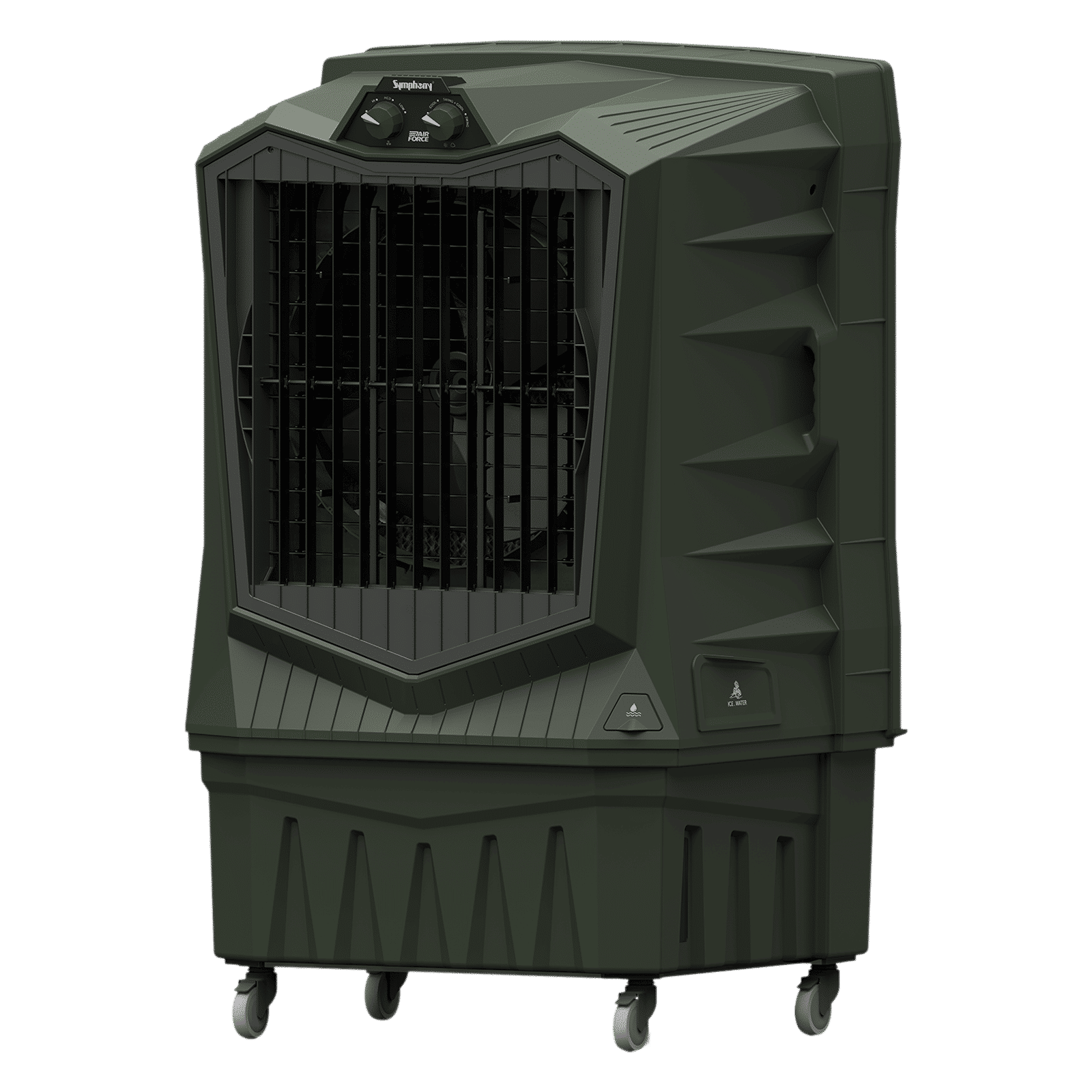Symphony Air Force 120 Litres Desert Air Cooler with Xtra Power Jet Fan (Inverter Compatible, Militry Green) Symphony Air Force 120 Litres Desert Air Cooler with Xtra Power Jet Fan (Inverter Compatible, Militry Green)_5