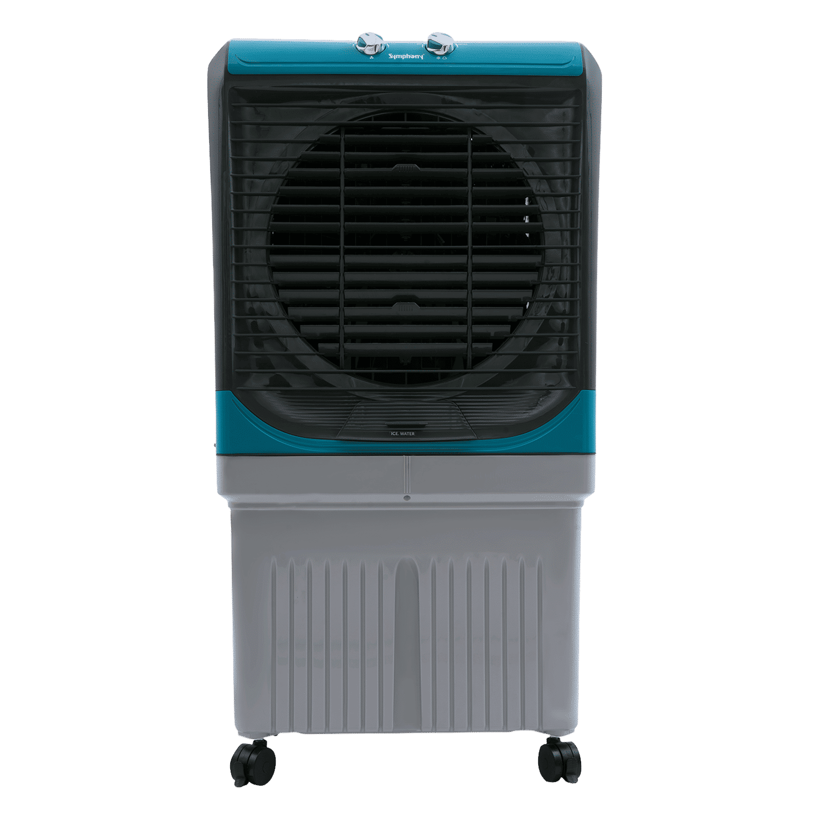 Symphony Maxwind 100EX 100 Litres Desert Air Cooler with CFD Technology (Inverter Compatible, Grey & Blue)_1