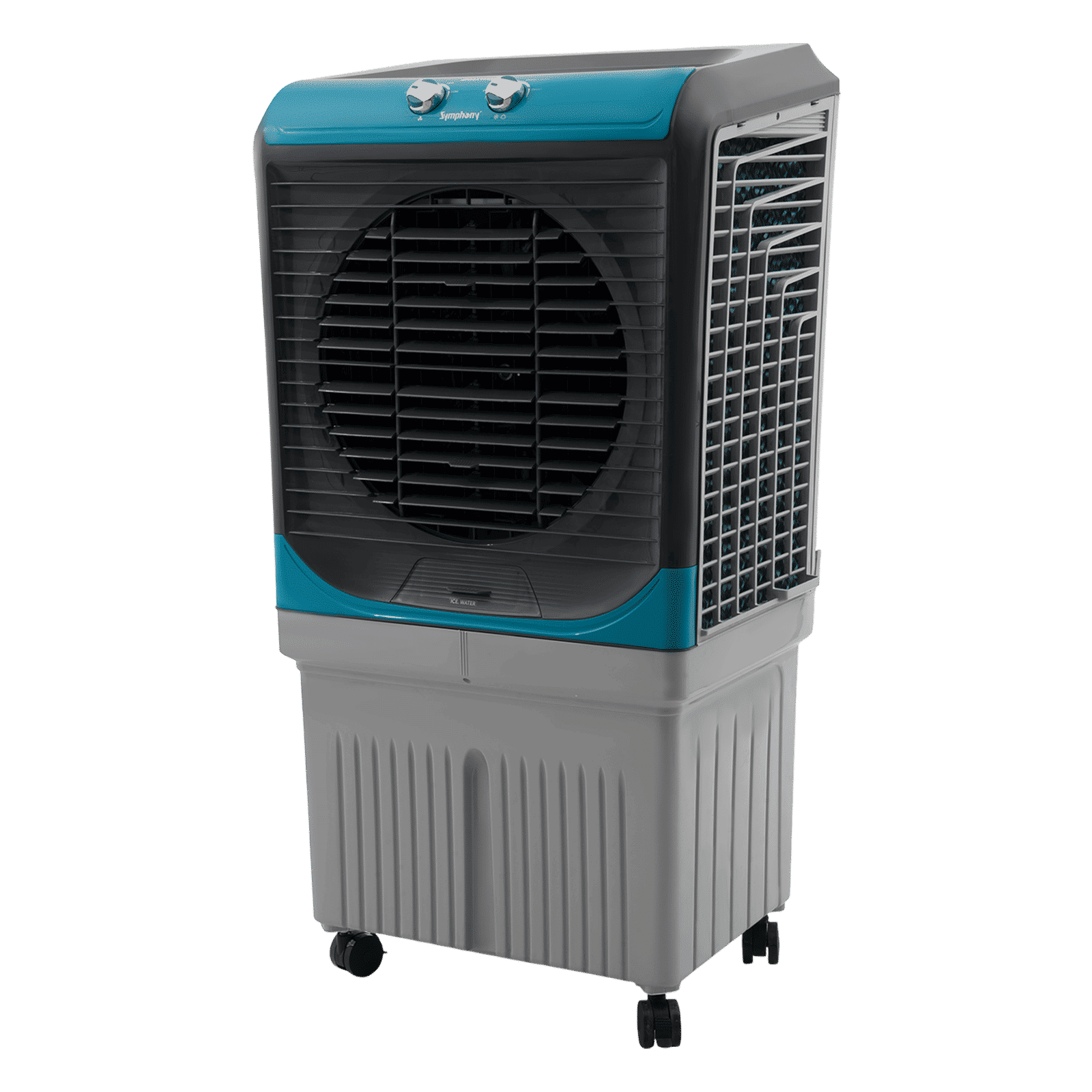 Symphony Maxwind 100EX 100 Litres Desert Air Cooler with CFD Technology (Inverter Compatible, Grey & Blue)_5