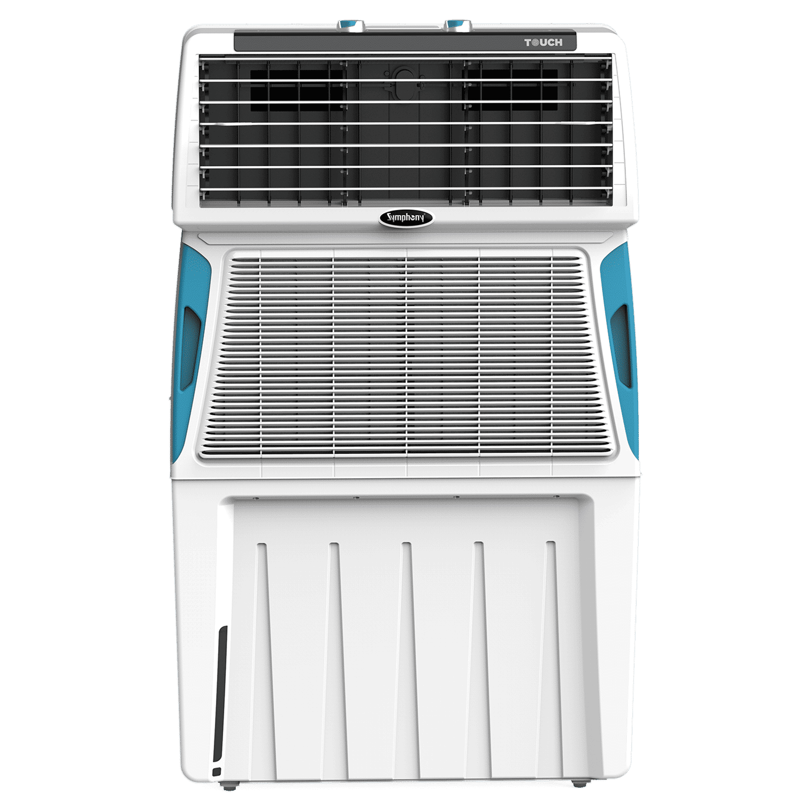 Symphony Touch 115 Litres Desert Air Cooler with CFD Technology (Inverter Compatible, White)_1