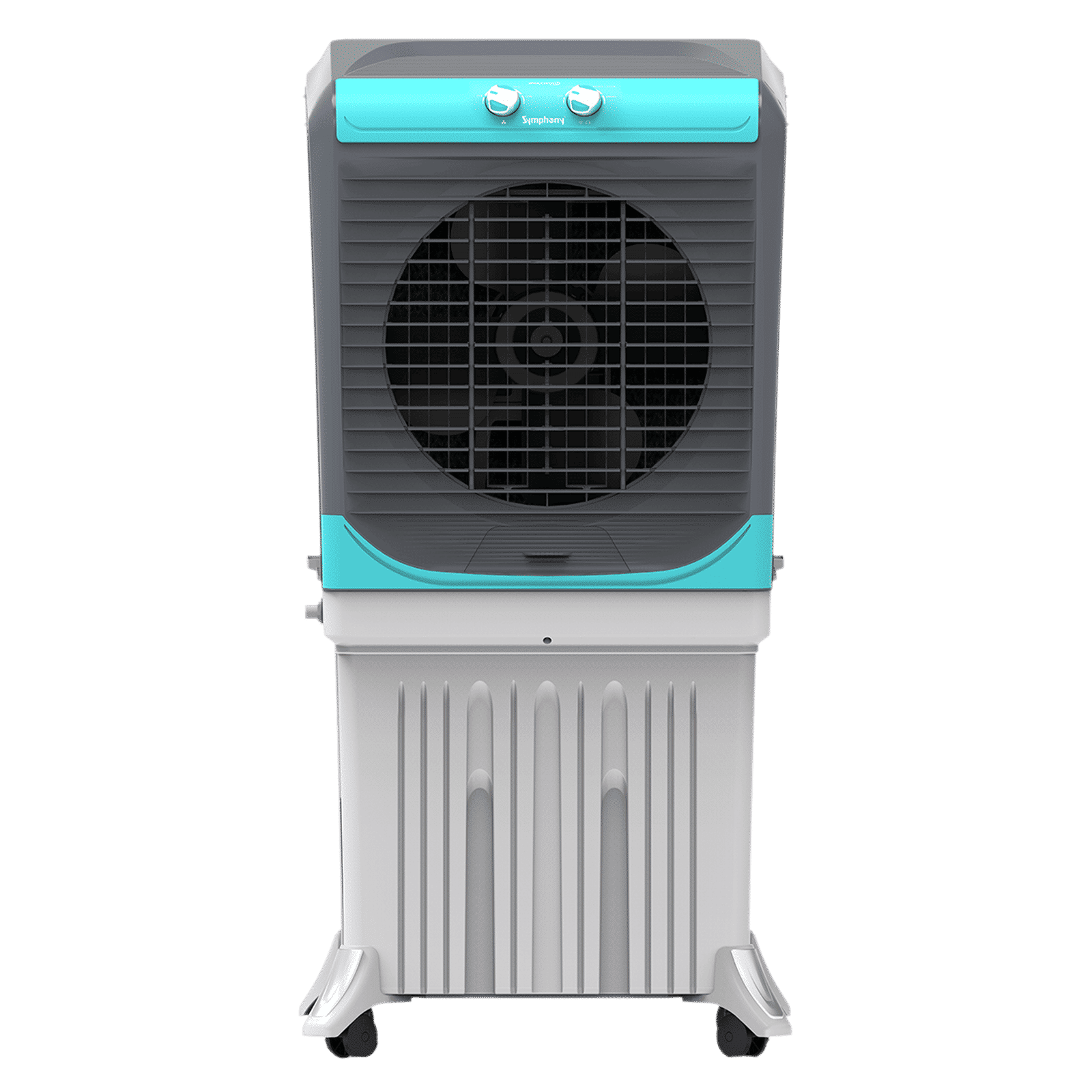 Symphony Maxwind 120EX 120 Litres Desert Air Cooler with CFD Technology (Inverter Compatible, Grey & Blue)_1