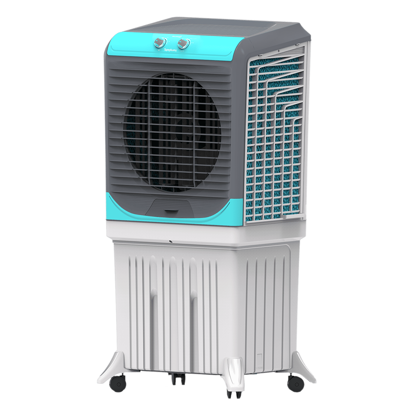 Symphony Maxwind 120EX 120 Litres Desert Air Cooler with CFD Technology (Inverter Compatible, Grey & Blue)_5