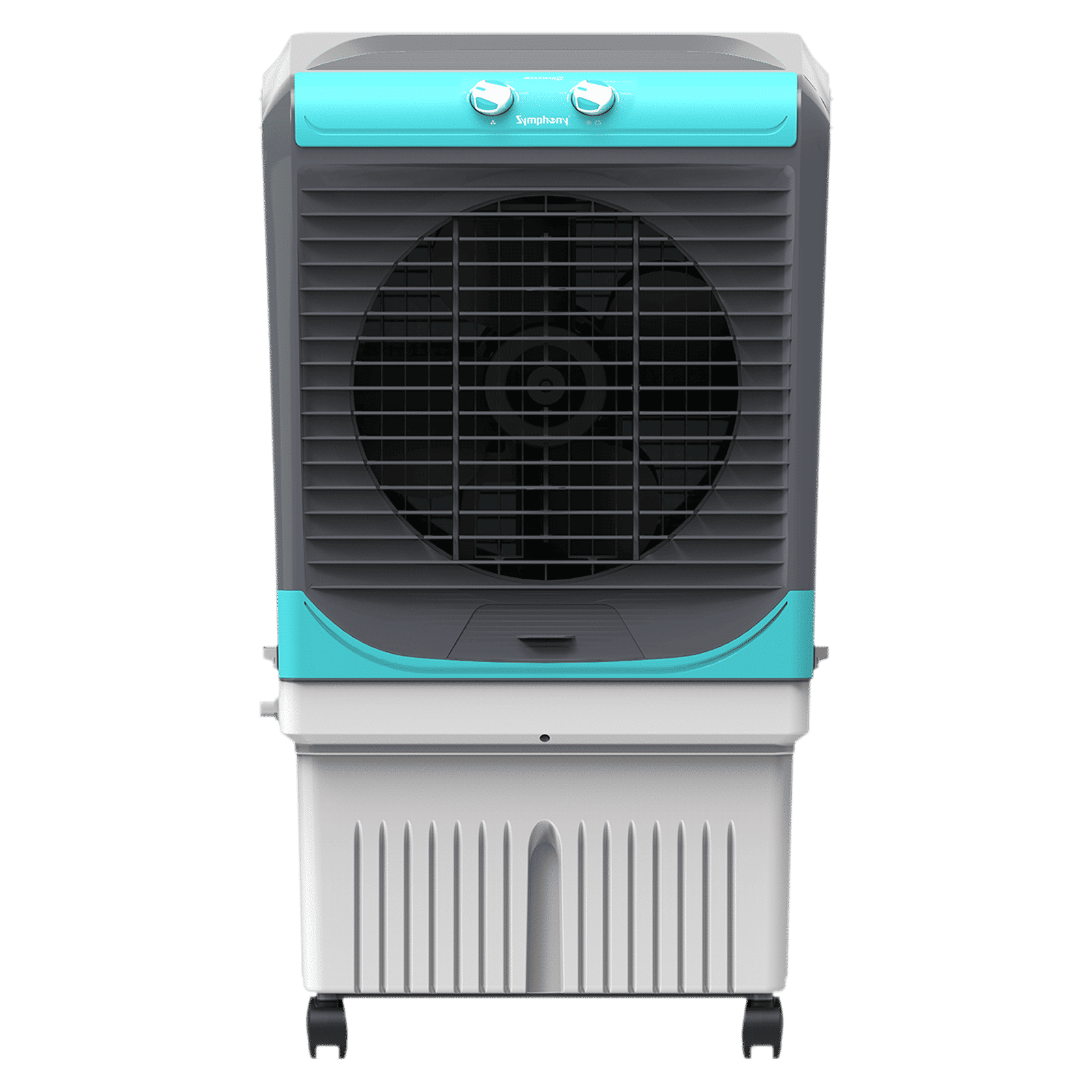 Symphony Maxwind 80EX 80 Litres Desert Air Cooler with CFD Technology (Inverter Compatible, Grey & Blue)_1