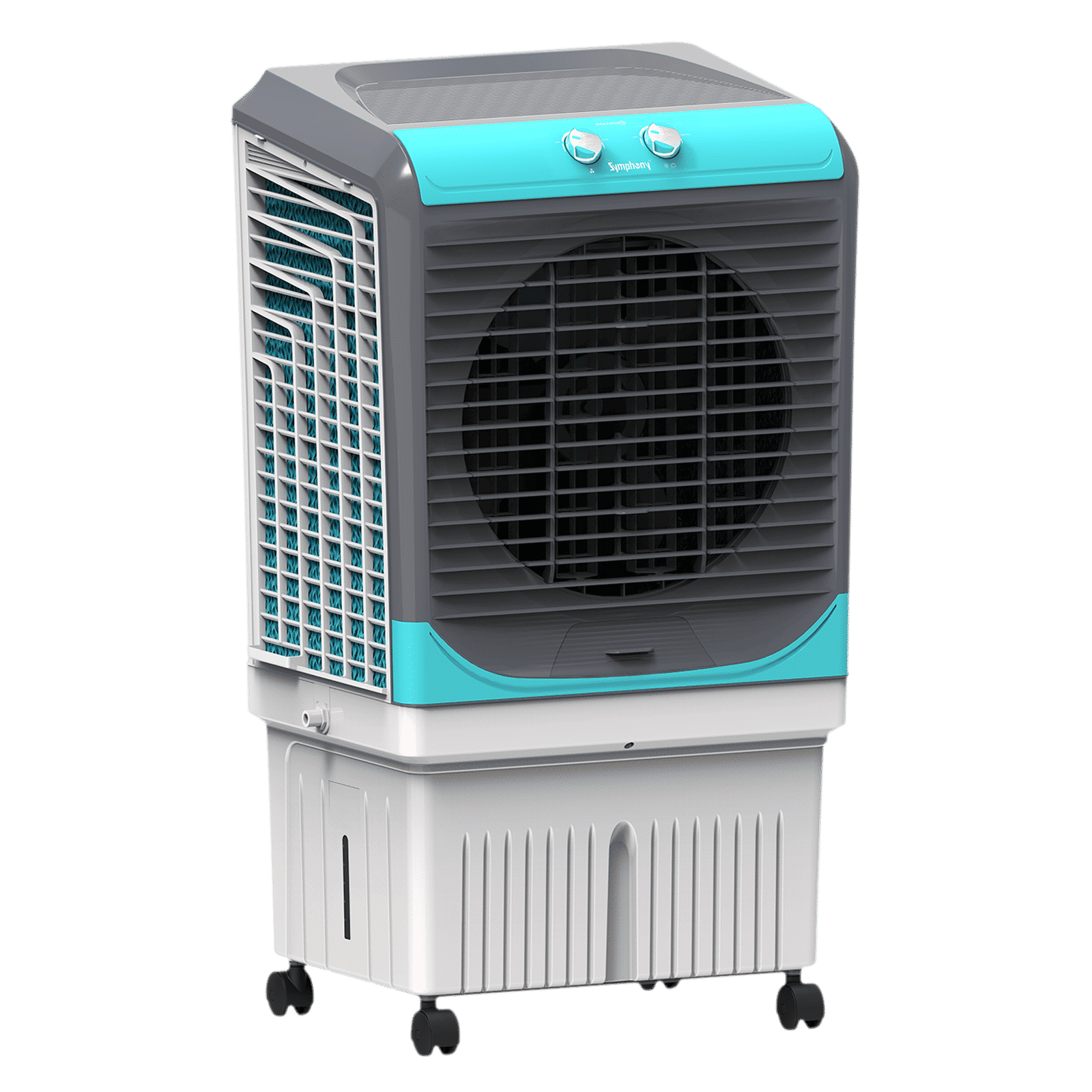 Symphony Maxwind 80XL+ 80 Litres Desert Air Cooler with CFD Technology (Inverter Compatible, Grey & Blue)_4