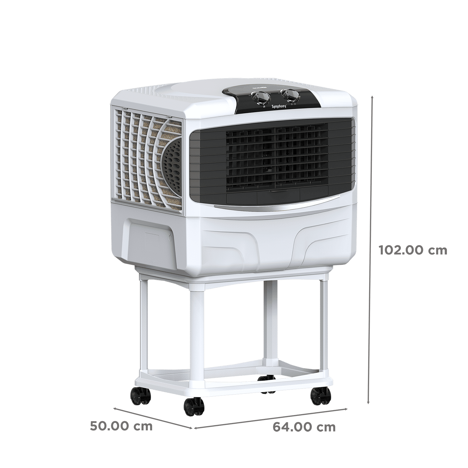 Symphony Sumo 60 Litres Desert Air Cooler with CFD Technology (i-Pure+ Technology, Grey & Blue)_2