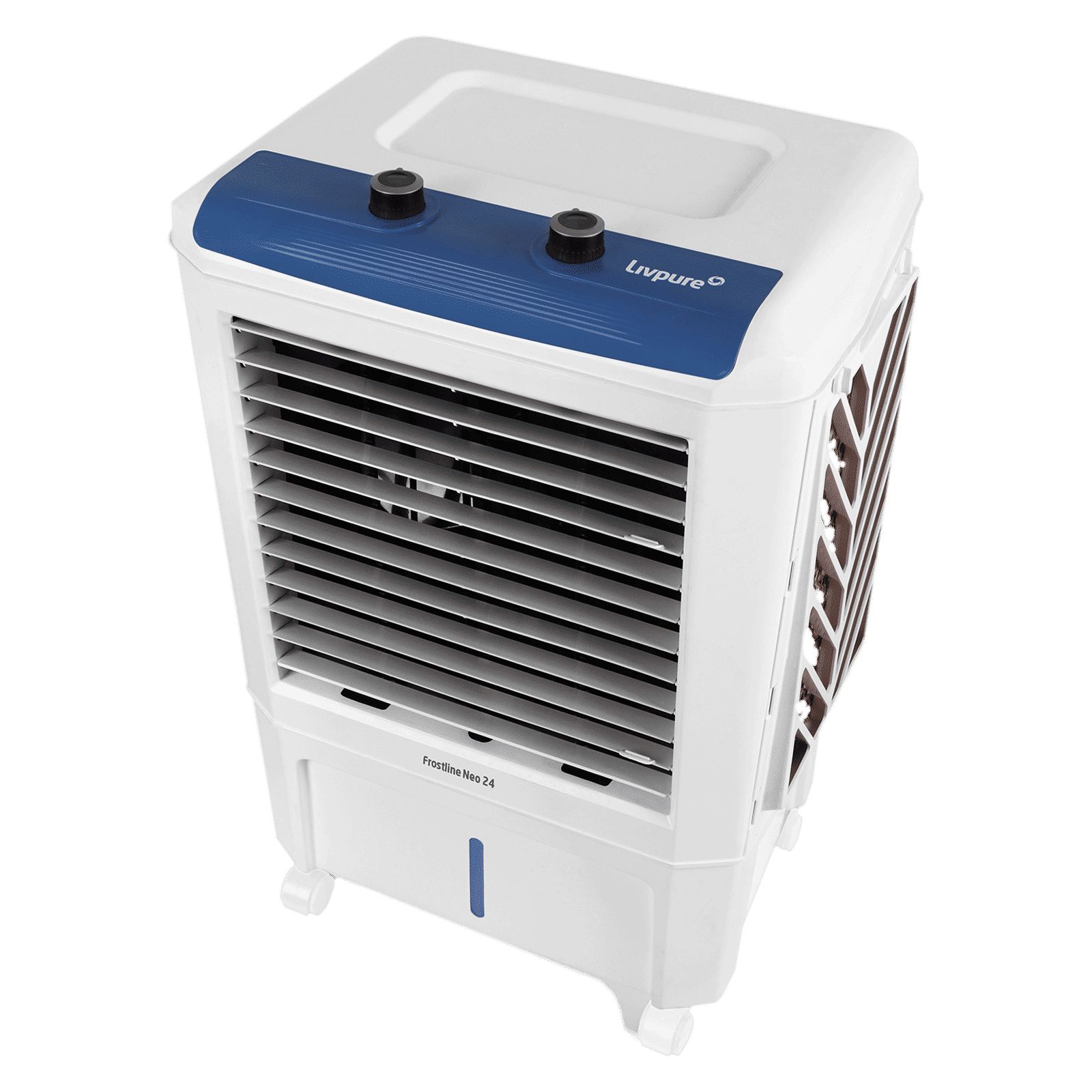 Livpure Frostline Neo 24 Litres Personal Air Cooler with Evaporative Cooling Technology (Inverter Compatible, White & Blue)_10