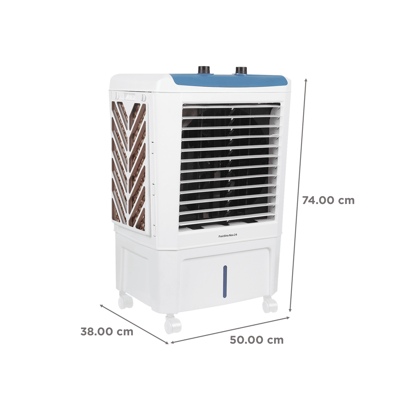 Livpure Frostline Neo 24 Litres Personal Air Cooler with Evaporative Cooling Technology (Inverter Compatible, White & Blue)_2