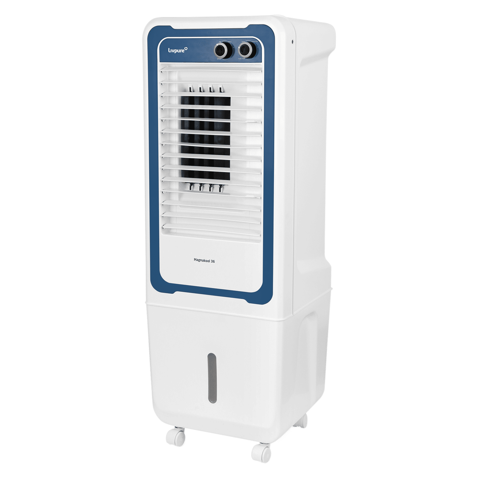 Livpure Magnakool 36 Litres Tower Air Cooler with Evaporative Cooling Technology (Inverter Compatible, White & Blue)_6