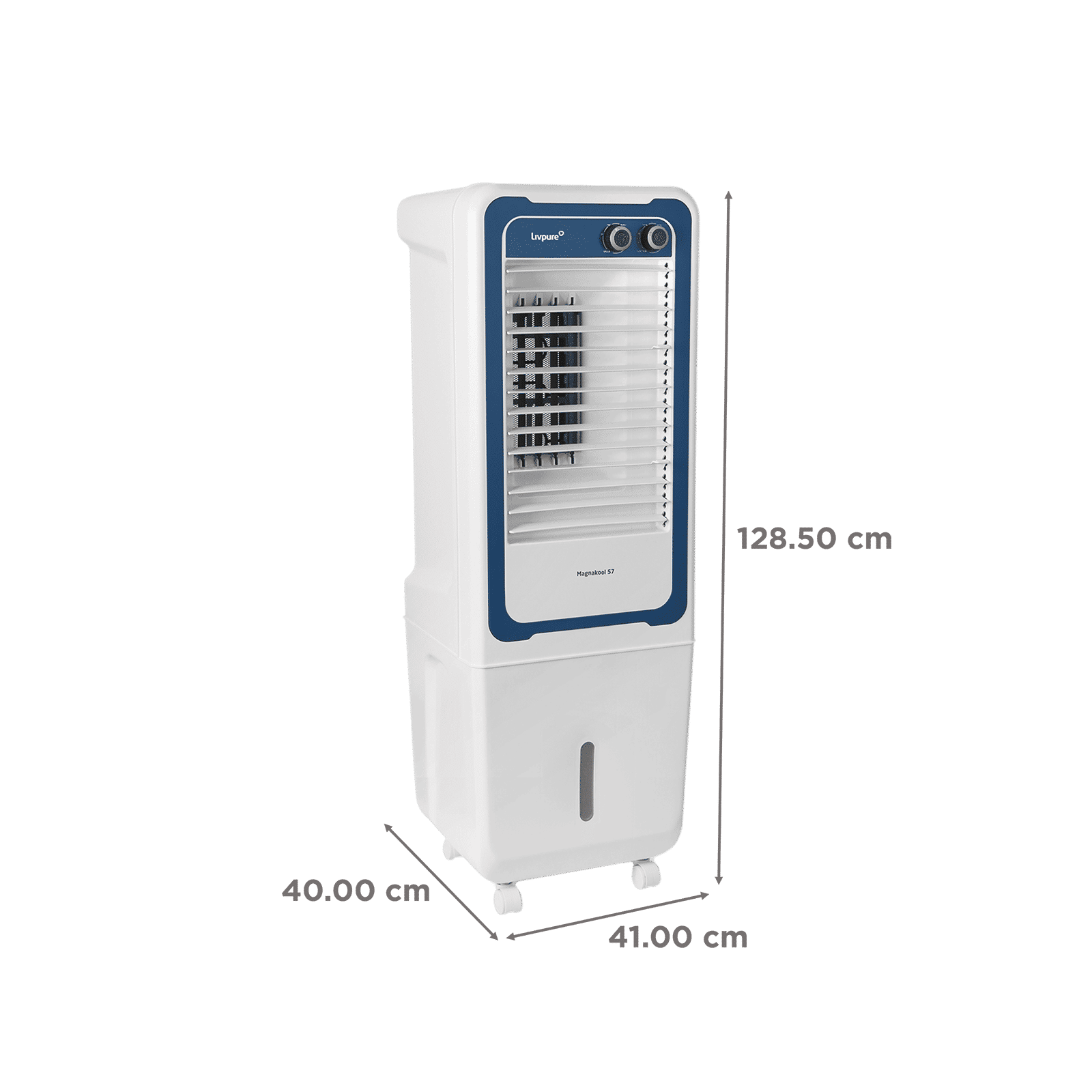 Livpure Magnakool 57 Litres Tower Air Cooler with Evaporative Cooling Technology (Inverter Compatible, White & Blue)_2