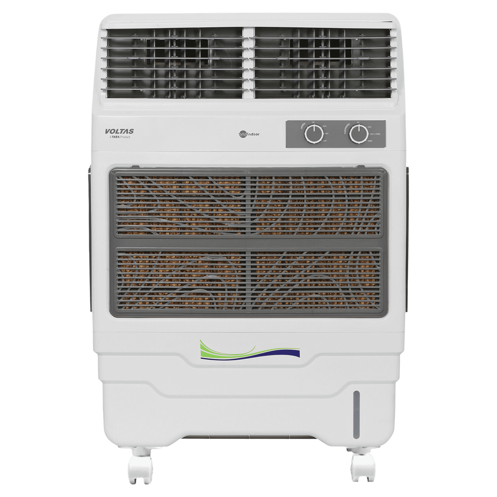VOLTAS Windsor 65T 65 Litres Room Air Cooler with Thermal Overload Protection (3 Speed Control, White)_1