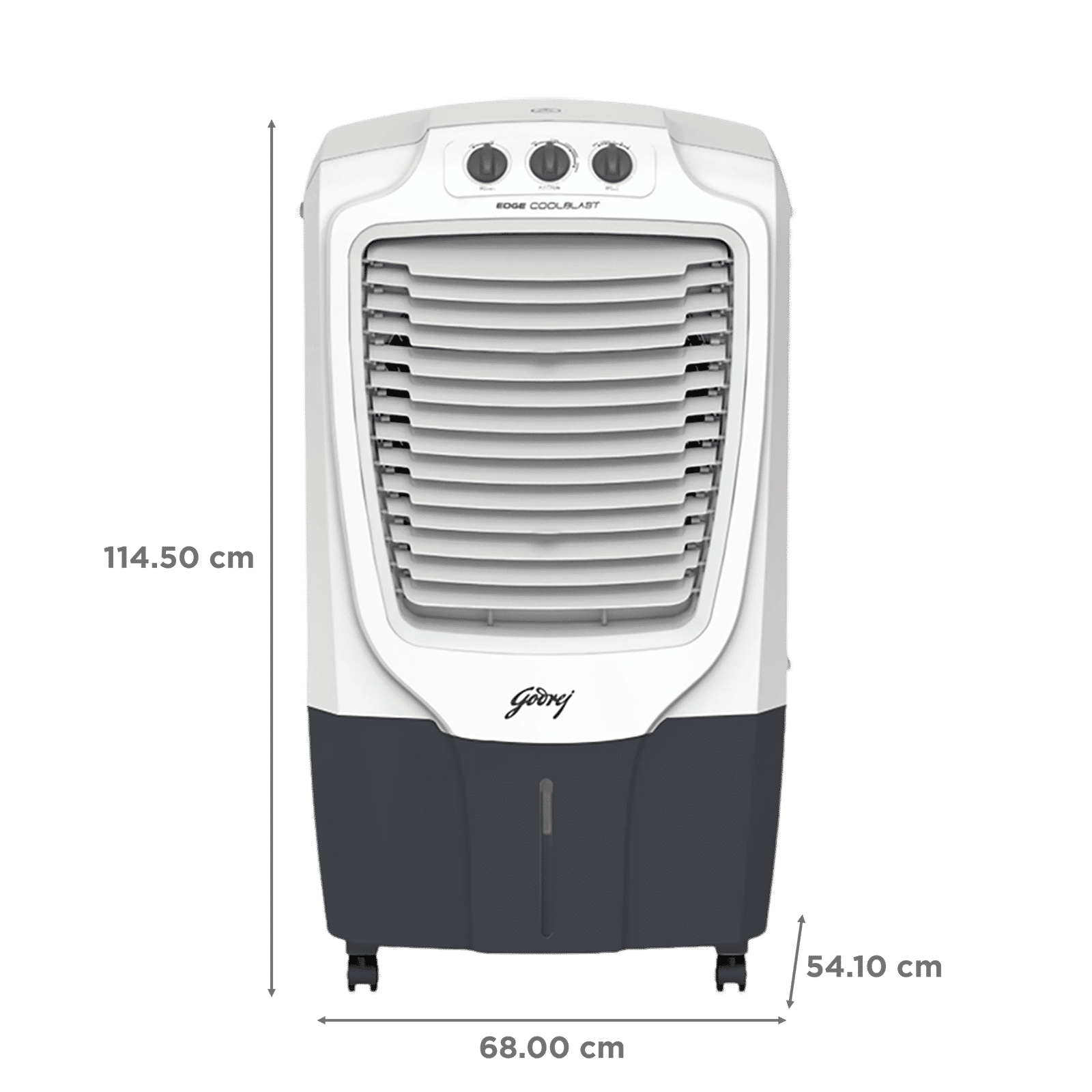 Godrej CoolBlast 67 Litres Desert Air Cooler with Ice Drip Technology (Thermal Overload Protection, White & Grey)_2