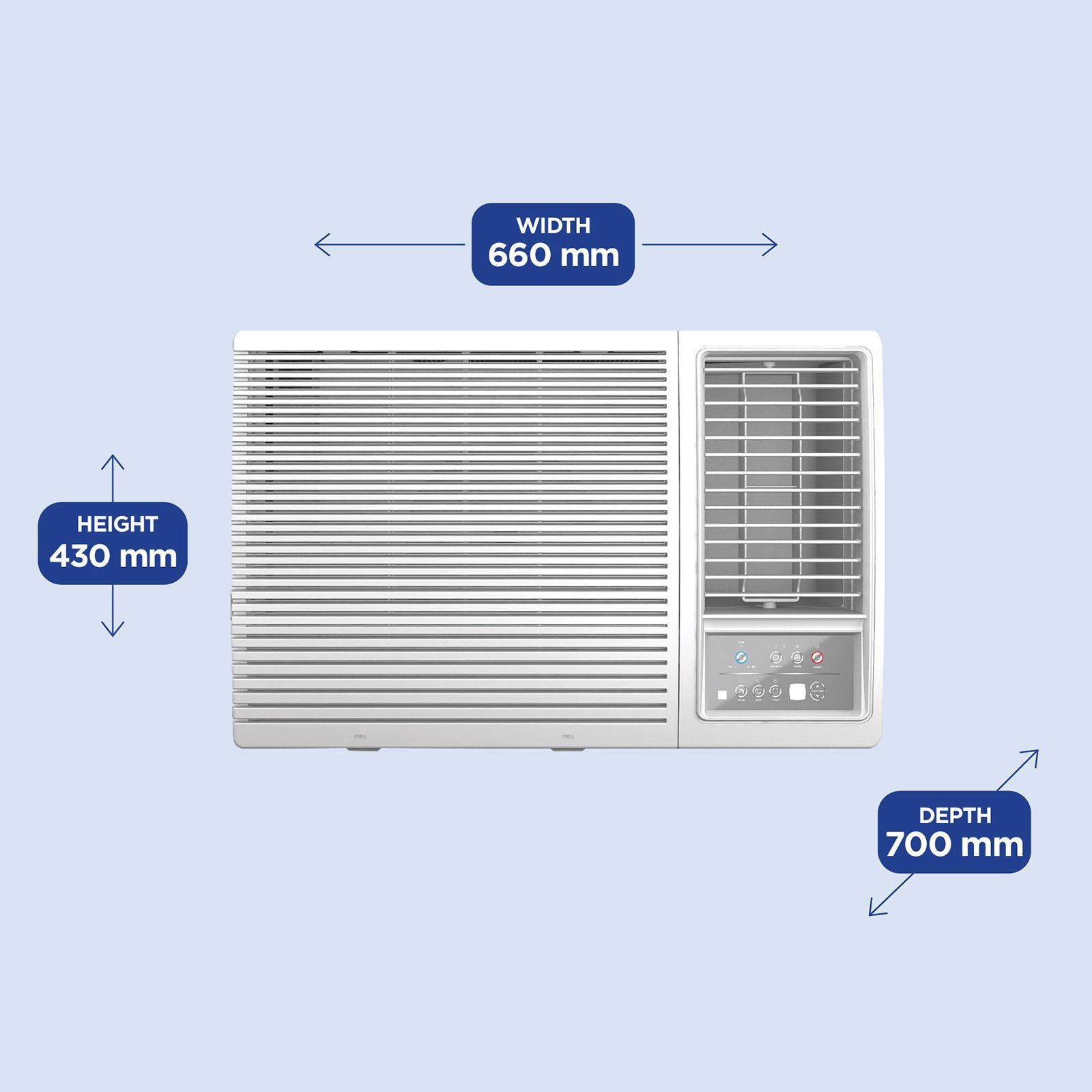 Carrier ESTRELLA FXi 1.5 Ton 3 Star Inverter Window AC (Copper Condenser, Dust Filter, CIW19EC3R35F0)_5