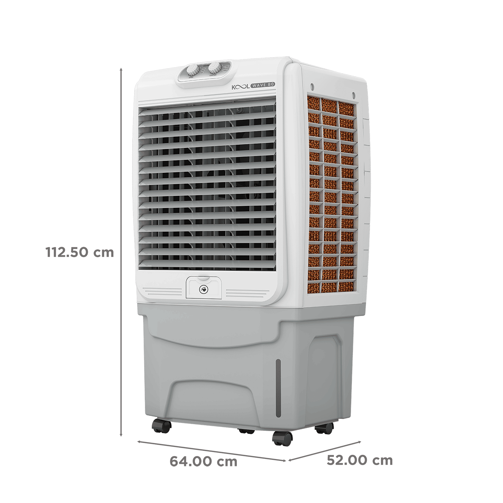 Havells KoolWave 80 Litres Desert Air Cooler with Bacteria Shield Honeycomb Cooling Pad Technology (Dual Flow Technology, White & Grey) Havells KoolWave 80 Litres Desert Air Cooler with Bacteria Shield Honeycomb Cooling Pad Technology (Dual Flow Technology, White & Grey)_2