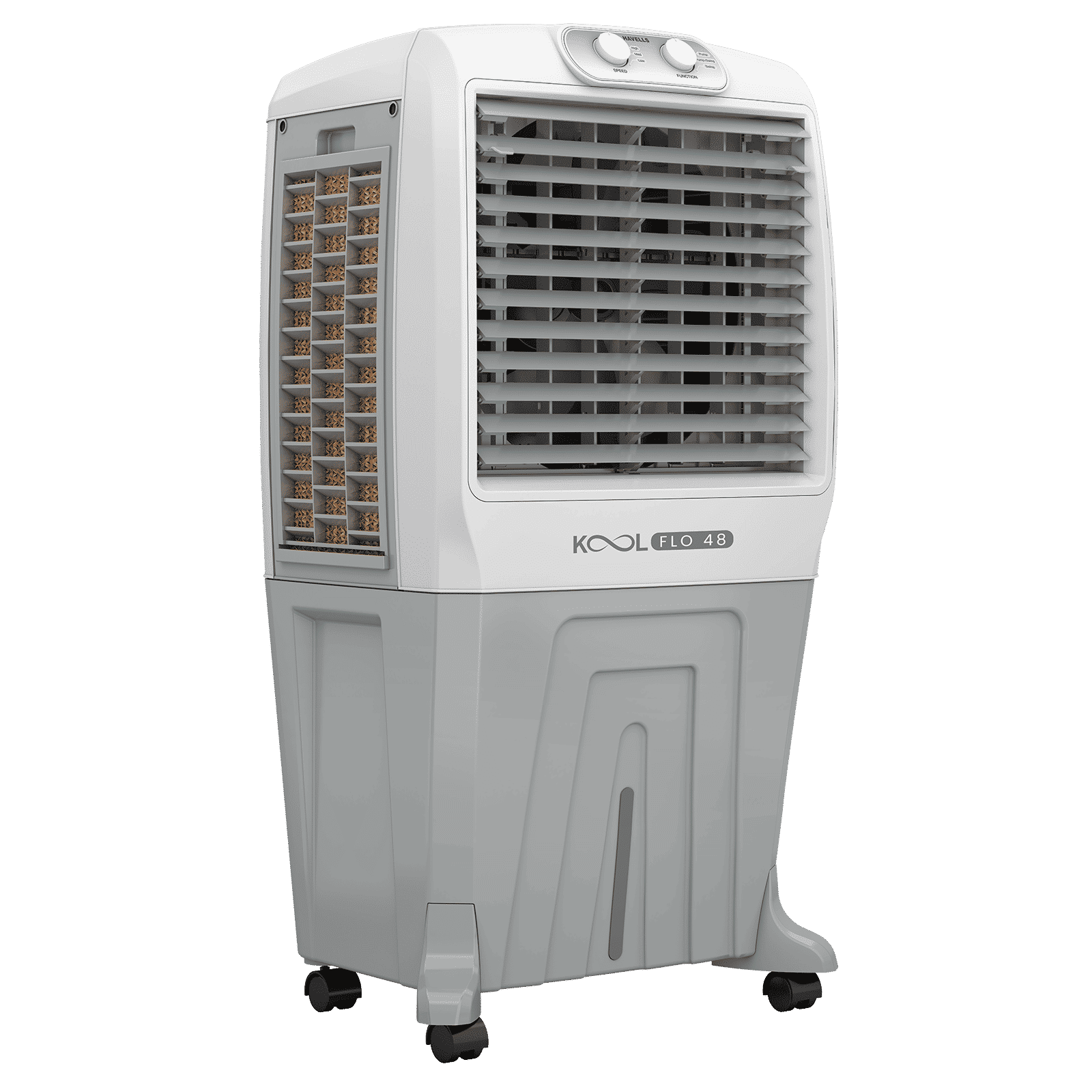 Havells KoolFlo 48 Litres Personal Air Cooler with Dual Flow Technology (Bacteria Shield Honeycomb Pads Technology, White & Grey)_3