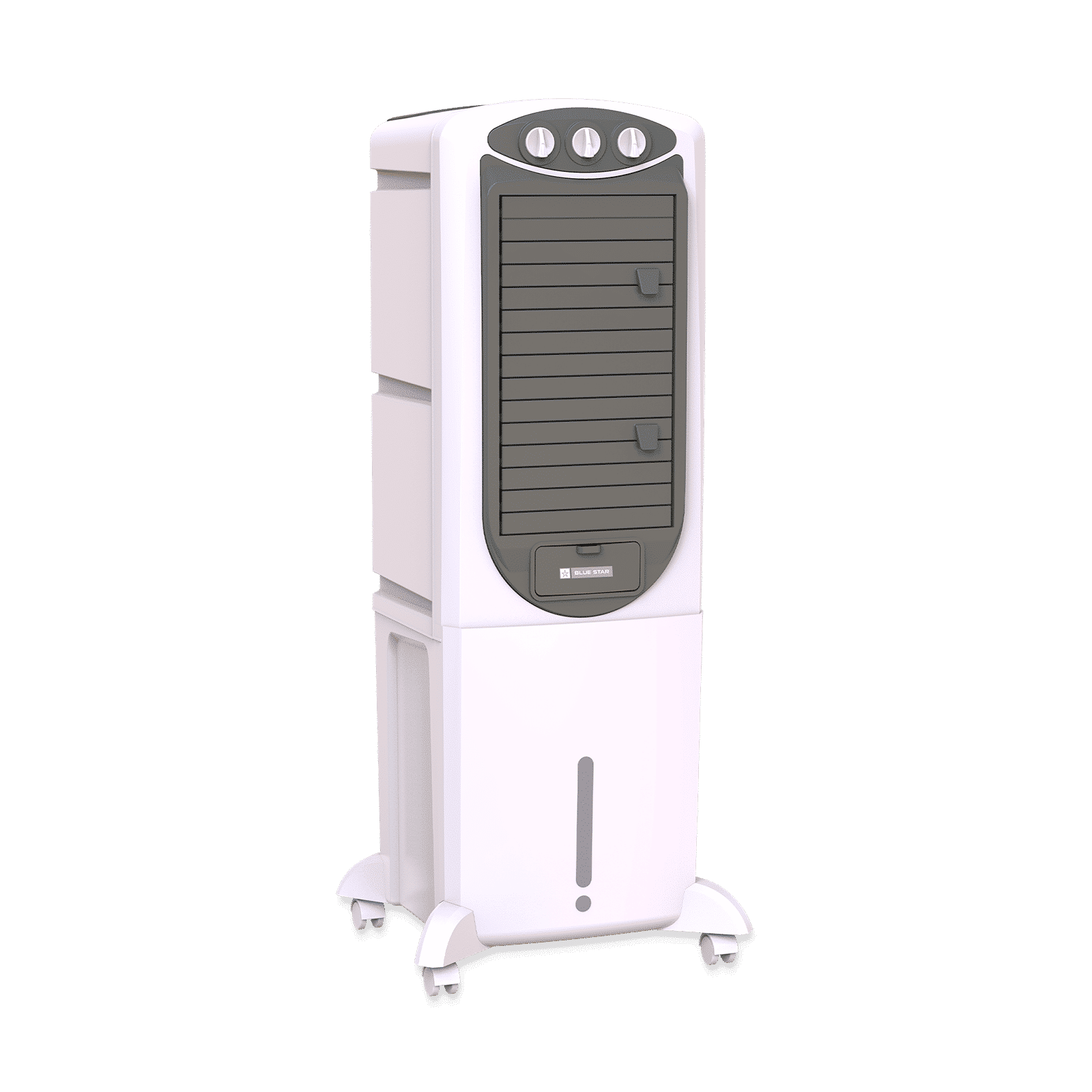 Blue Star PREMIA 35 Litres Tower Air Cooler with Anti-Microbial Property (Cross Drift Technology, White & Cool Grey)_2