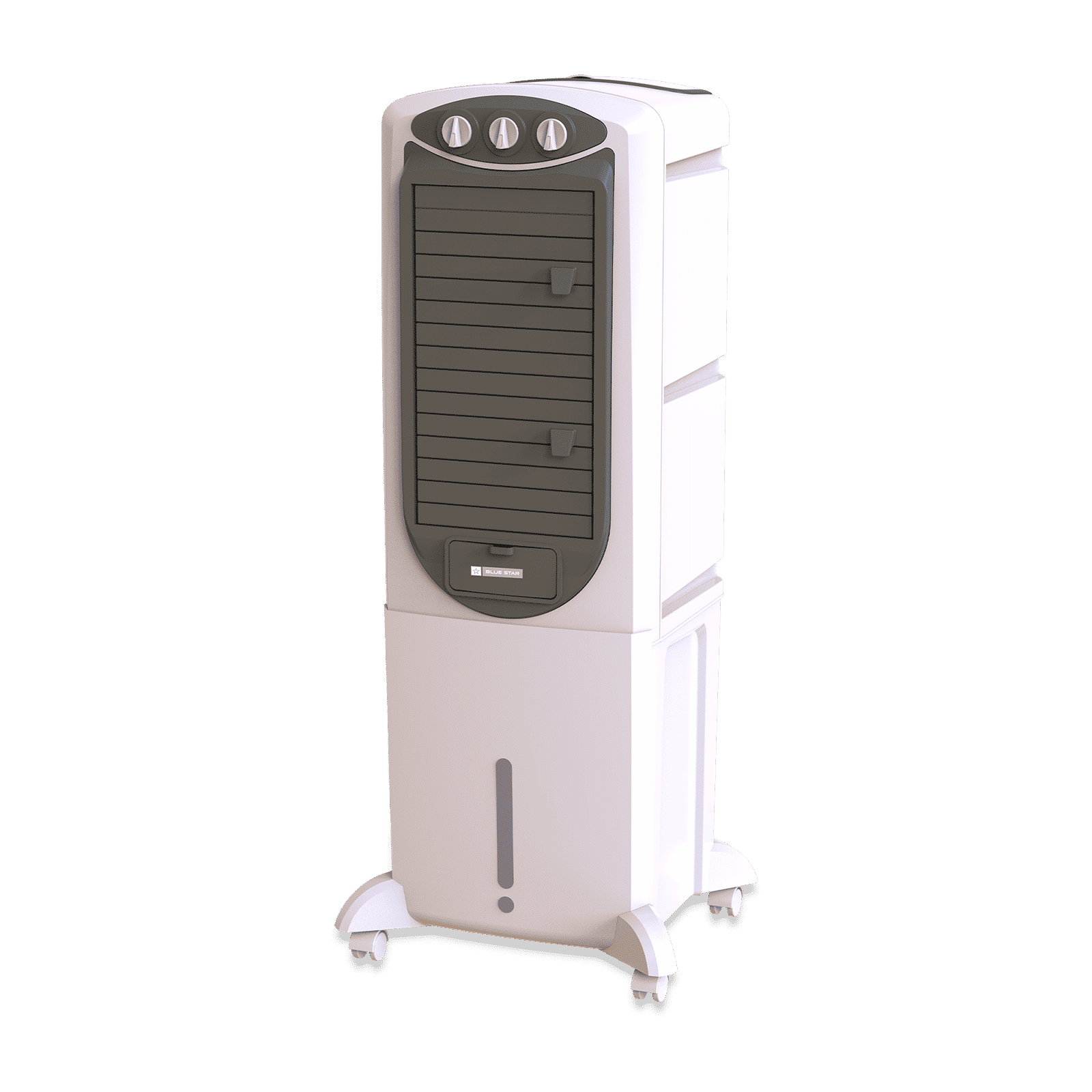 Blue Star PREMIA 35 Litres Tower Air Cooler with Anti-Microbial Property (Cross Drift Technology, White & Cool Grey)_3